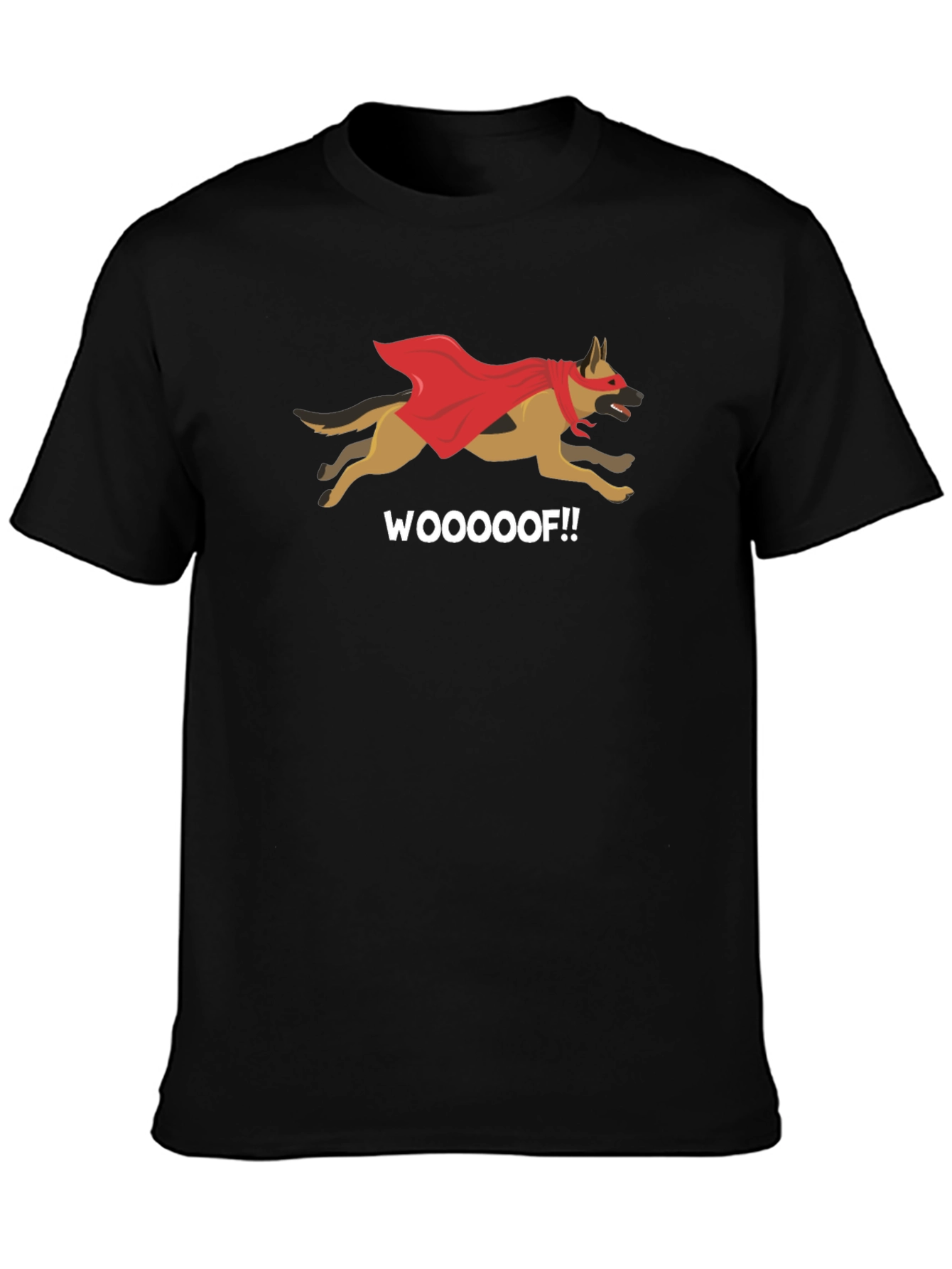 Super Dog Graphic Tee - Funny Superhero Dog Shirt
