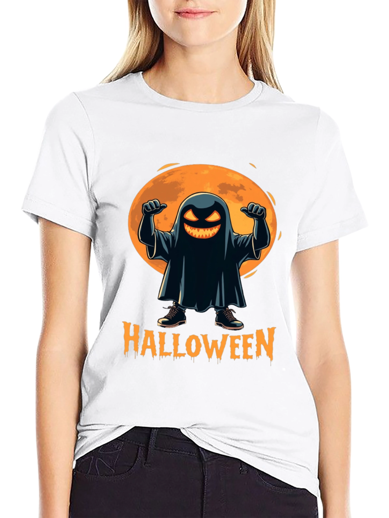 Spooky Halloween Ghost T-Shirt