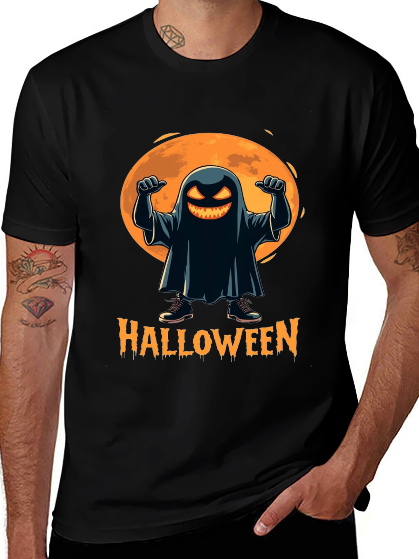 Spooky Halloween Ghost T-Shirt