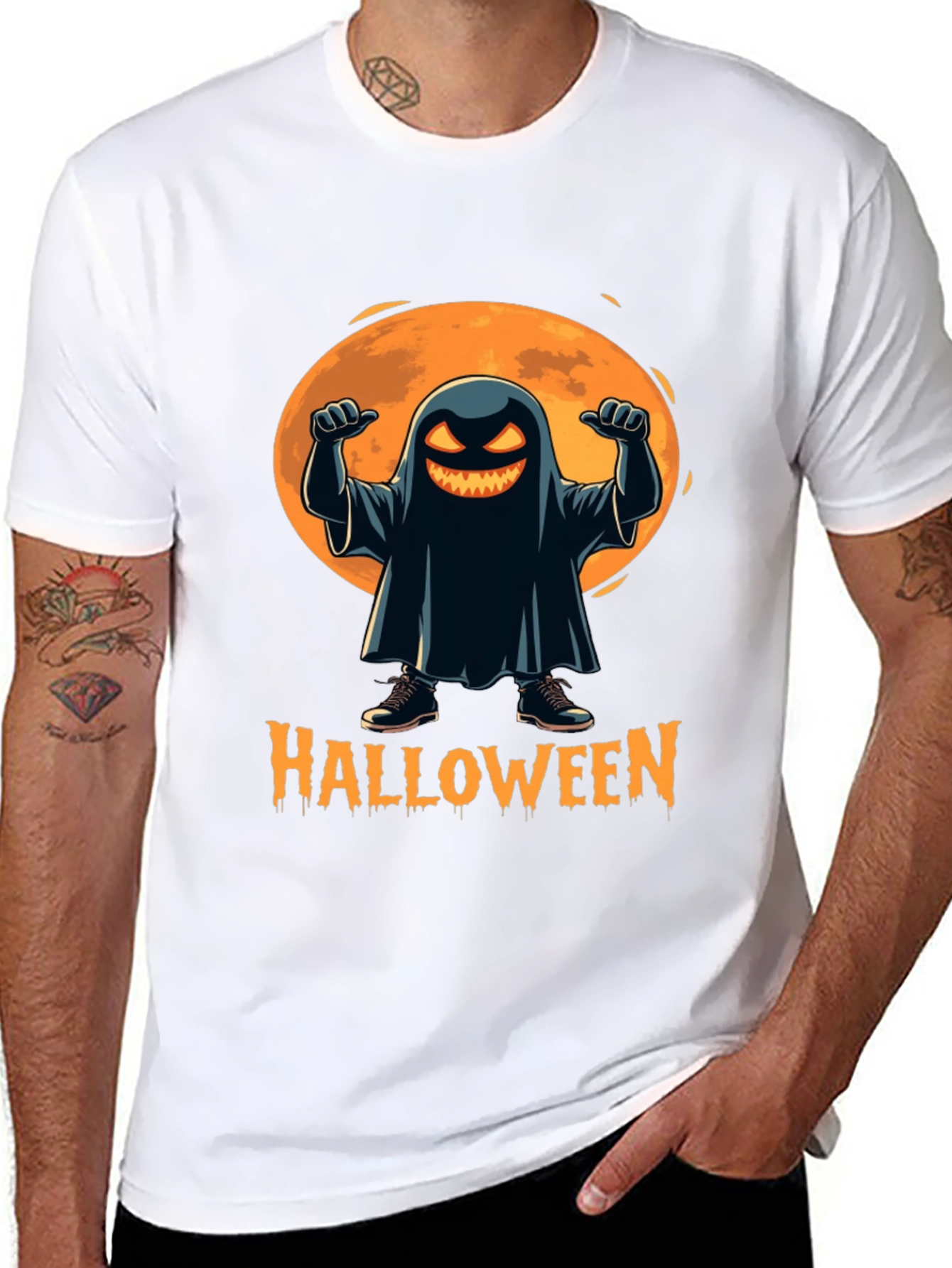 Spooky Halloween Ghost T-Shirt