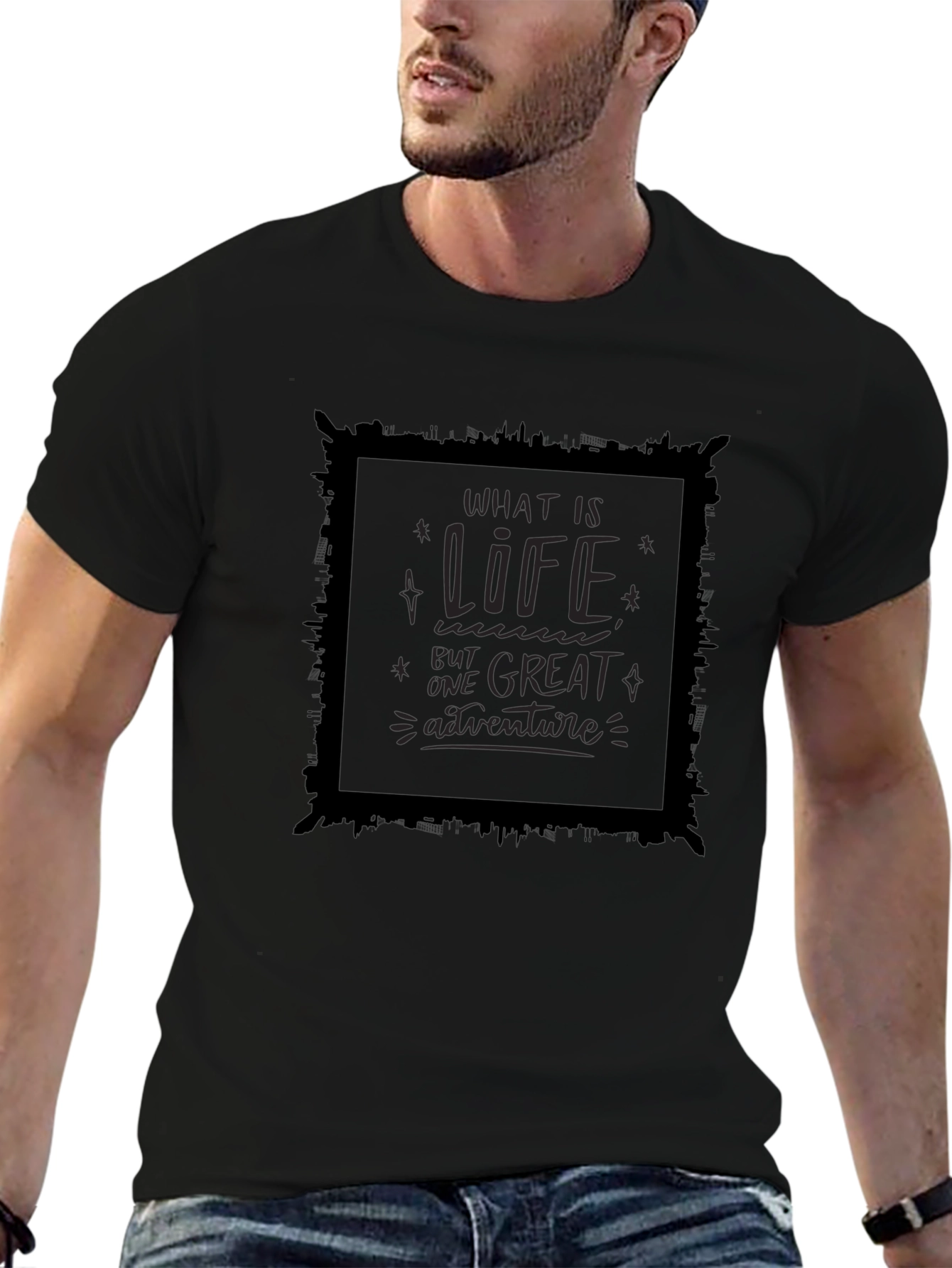 Adventure Life Black T-Shirt
