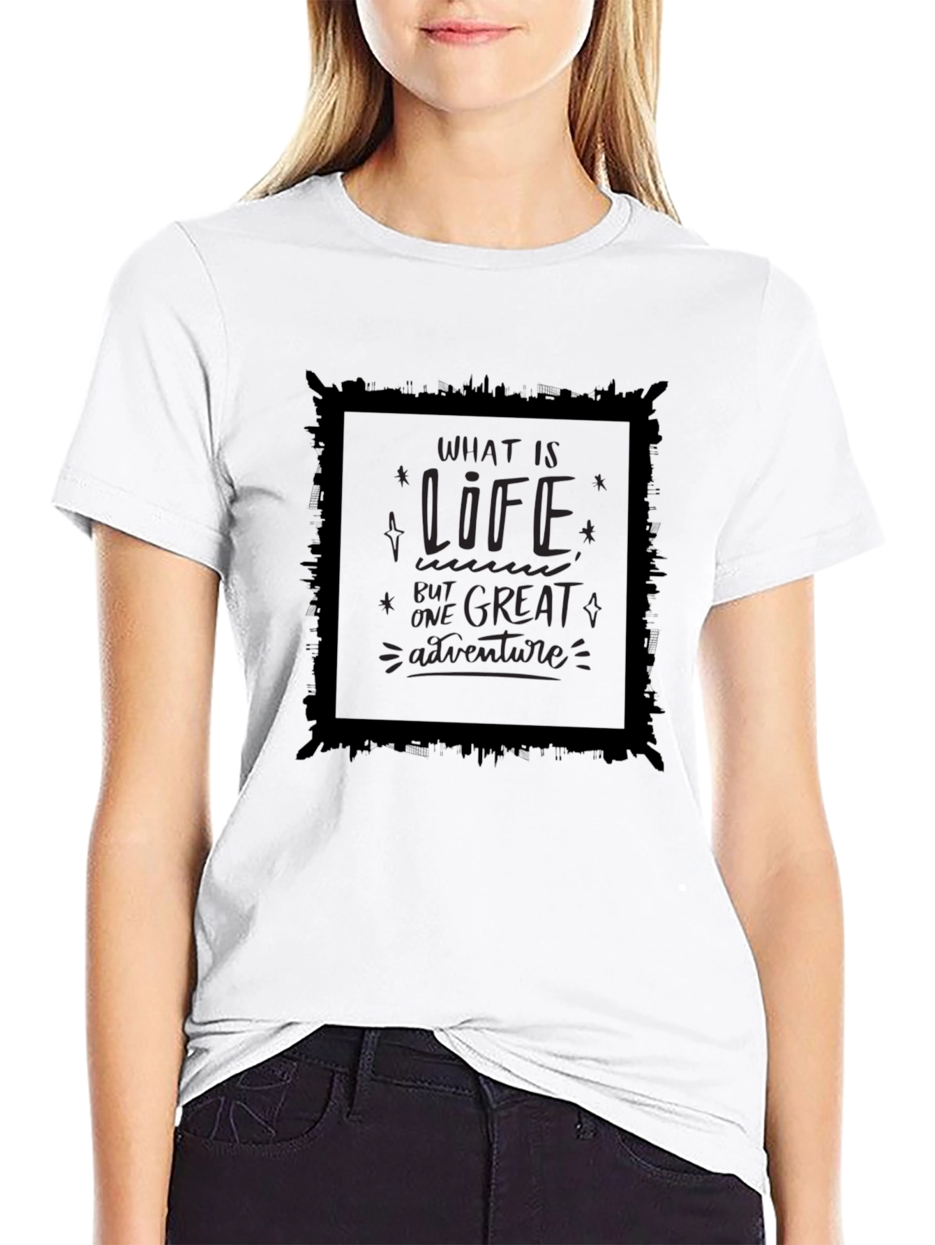Adventure Life Black T-Shirt