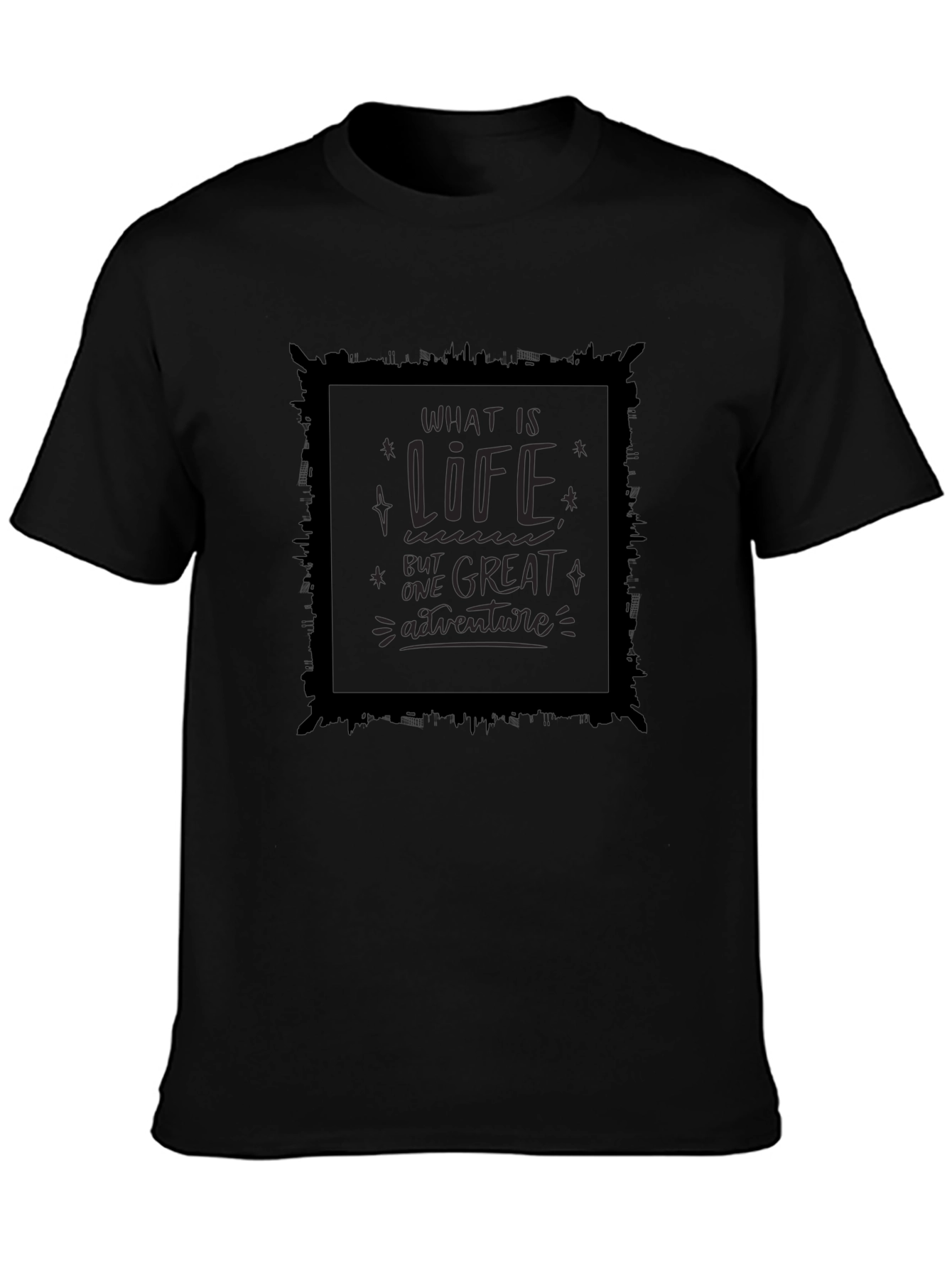 Adventure Life Black T-Shirt
