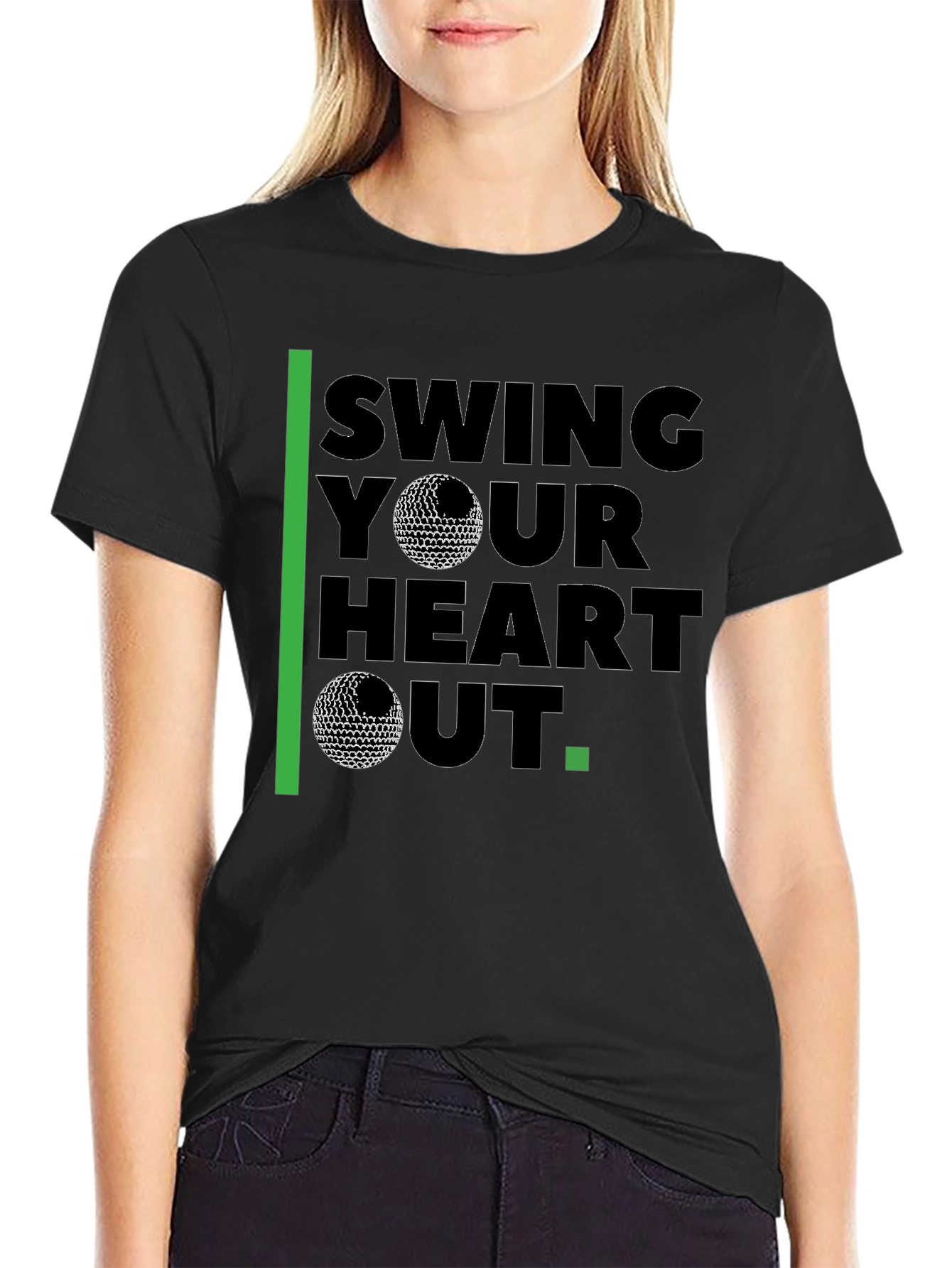 Swing Your Heart Out Golf T-Shirt