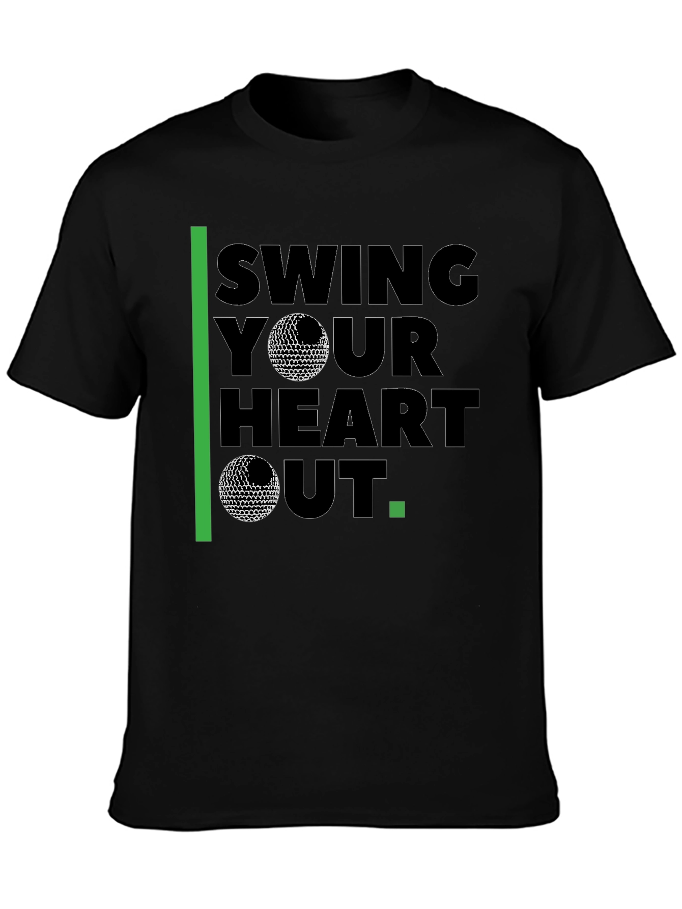 Swing Your Heart Out Golf T-Shirt