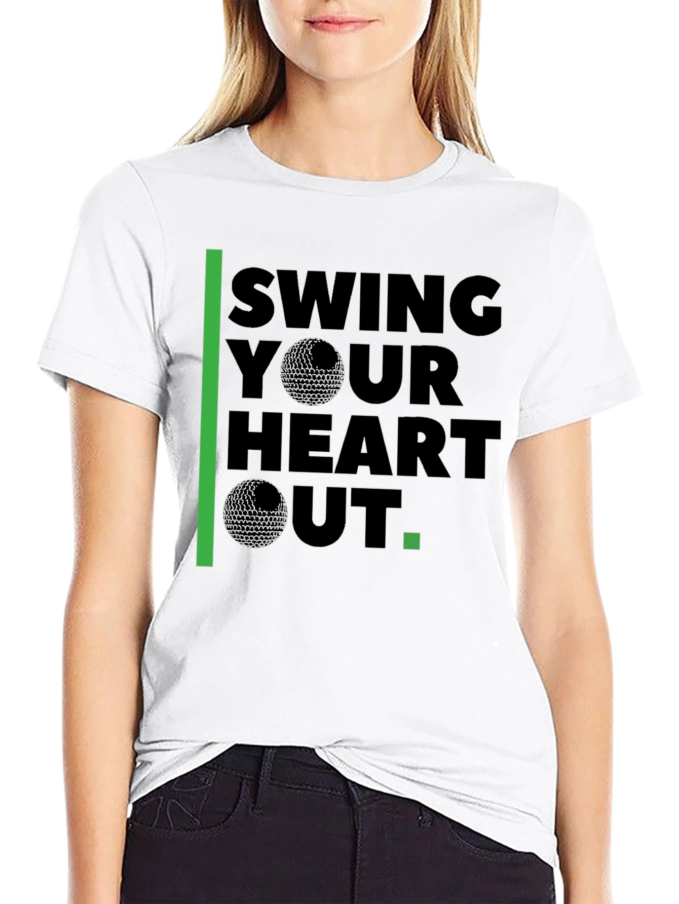 Swing Your Heart Out Golf T-Shirt