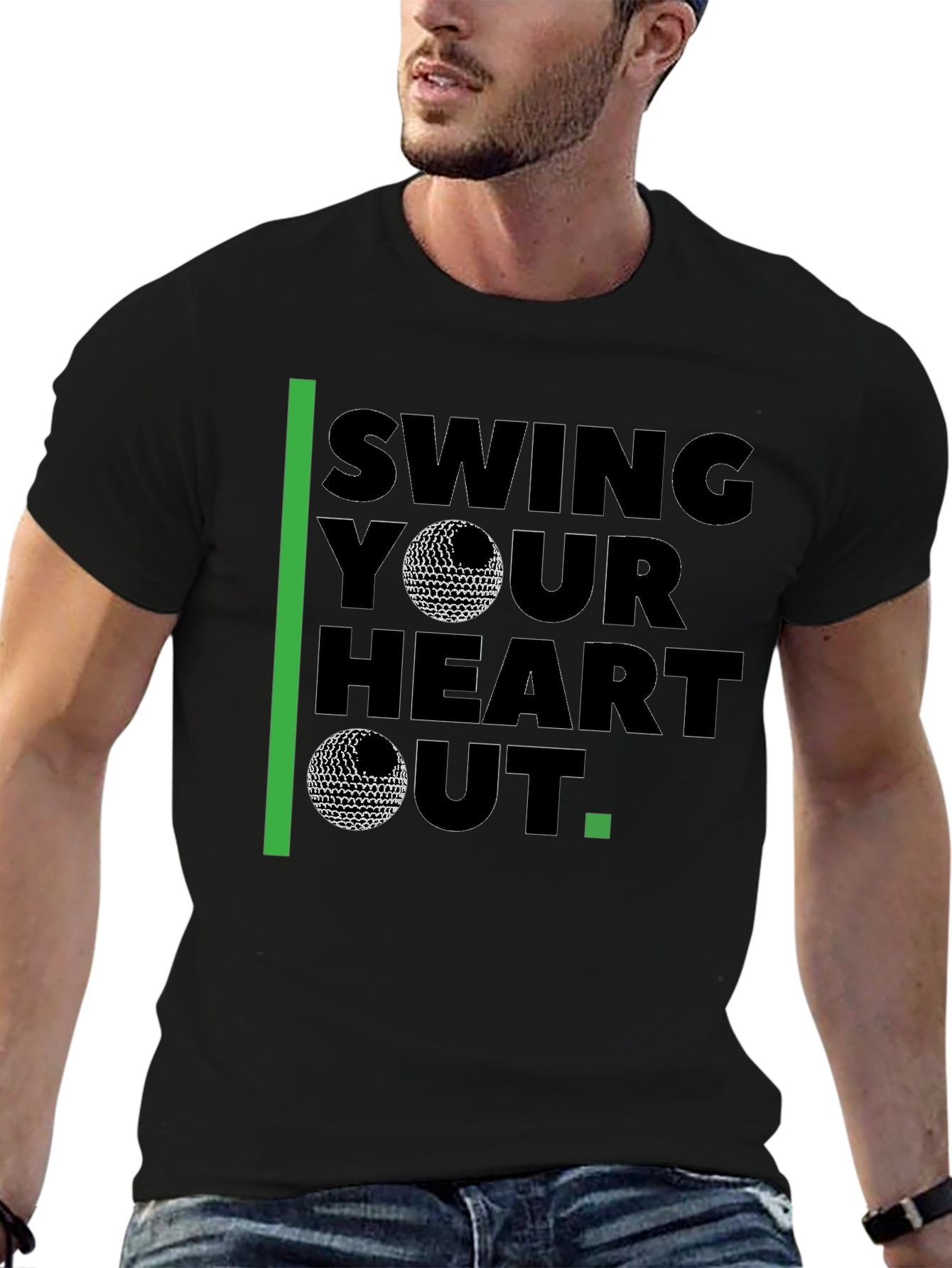 Swing Your Heart Out Golf T-Shirt