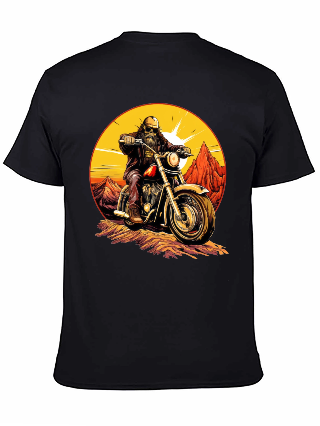 Biker Dude Graphic T-Shirt