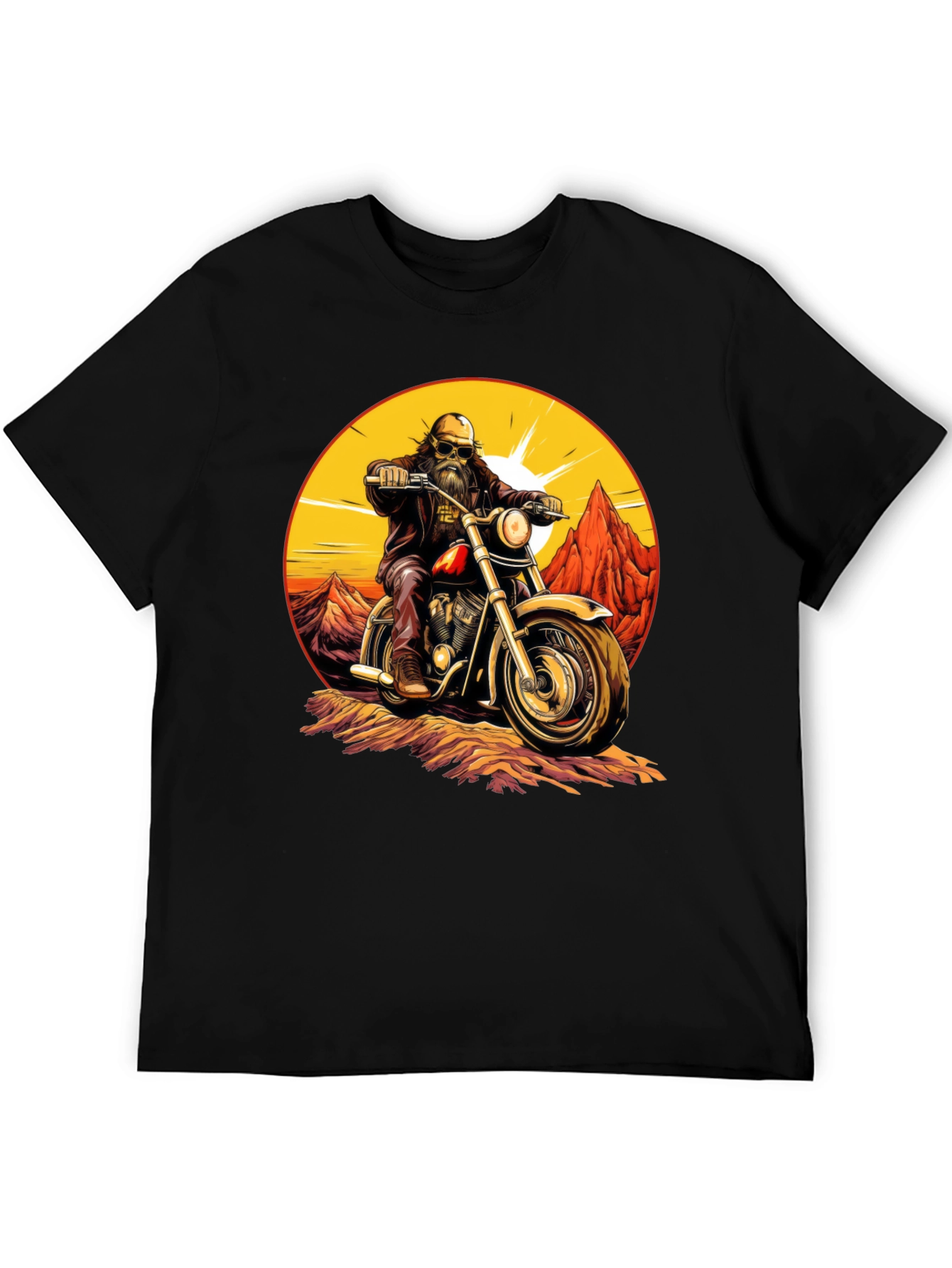 Biker Dude Graphic T-Shirt