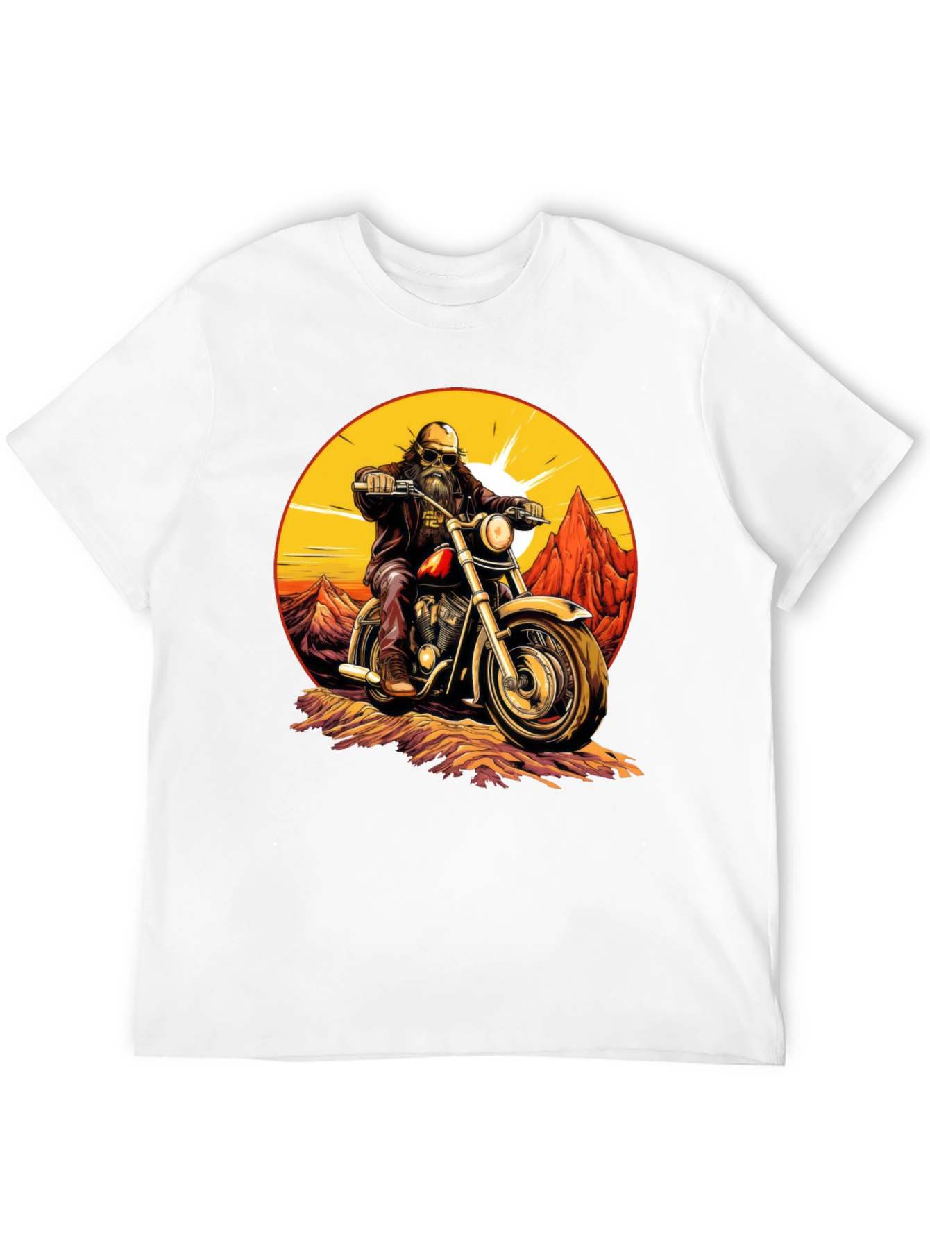 Biker Dude Graphic T-Shirt