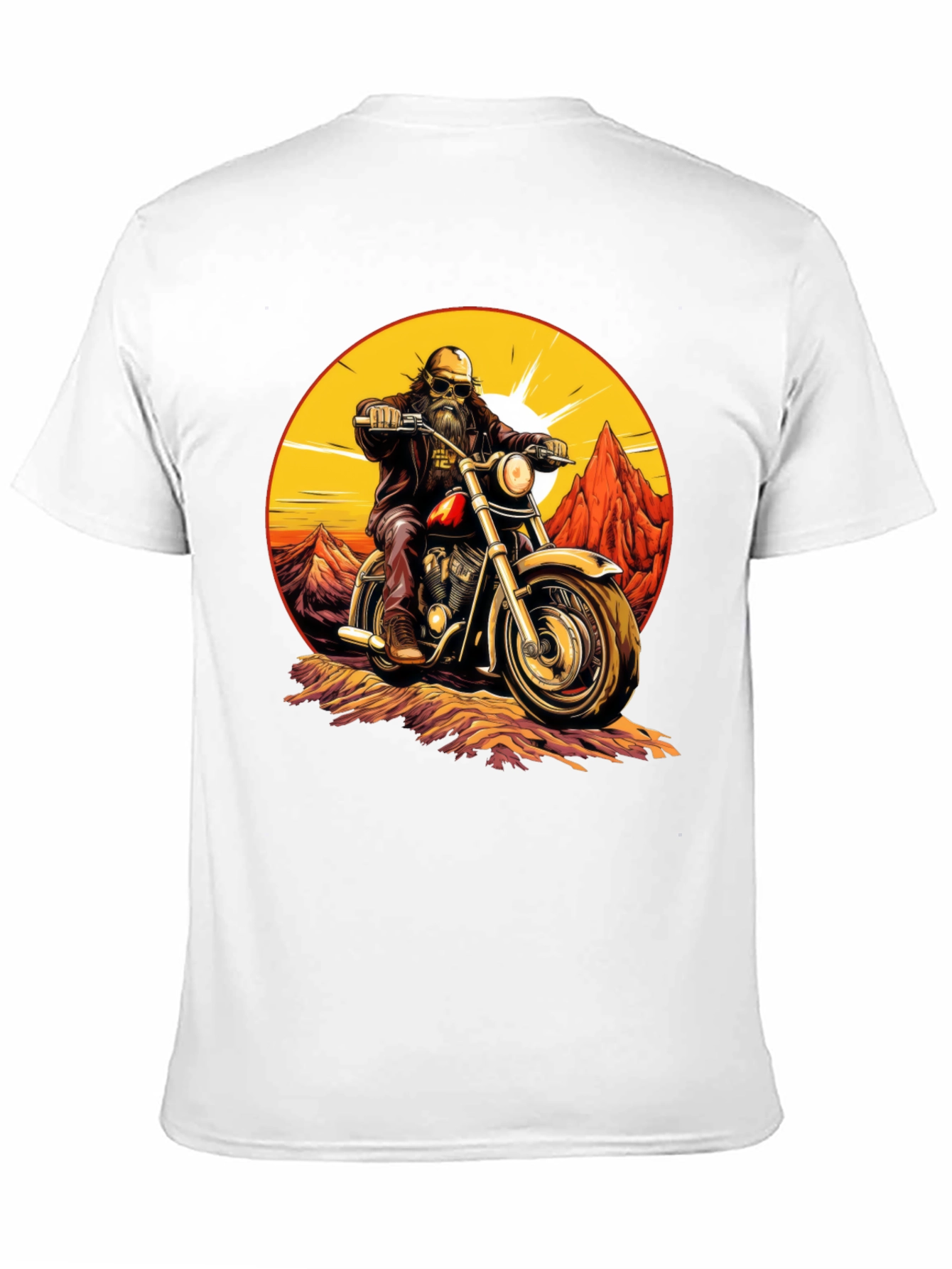 Biker Dude Graphic T-Shirt