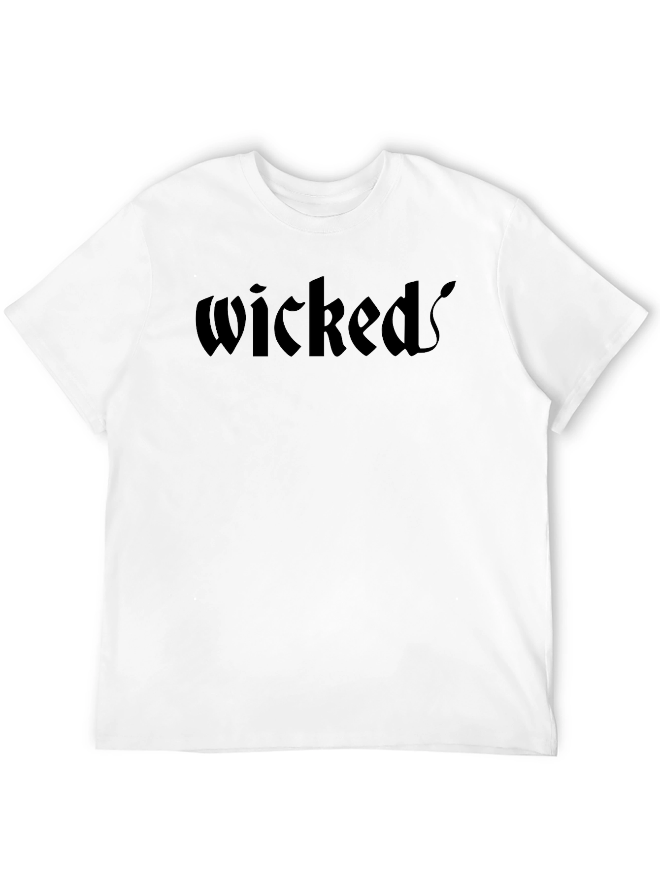Wicked Graphic T-Shirt - Black Gothic Style Tee