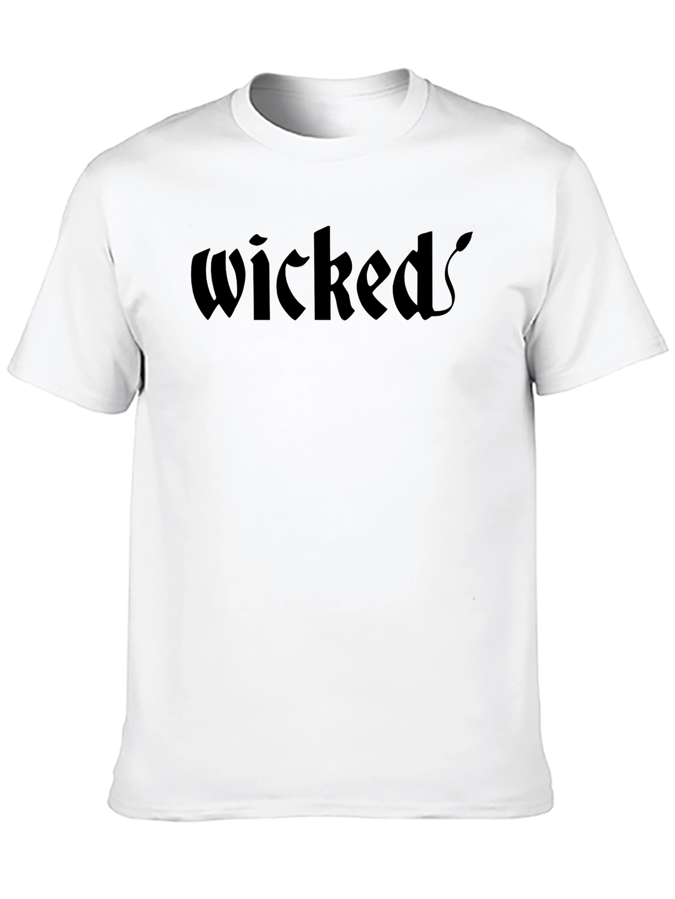 Wicked Graphic T-Shirt - Black Gothic Style Tee