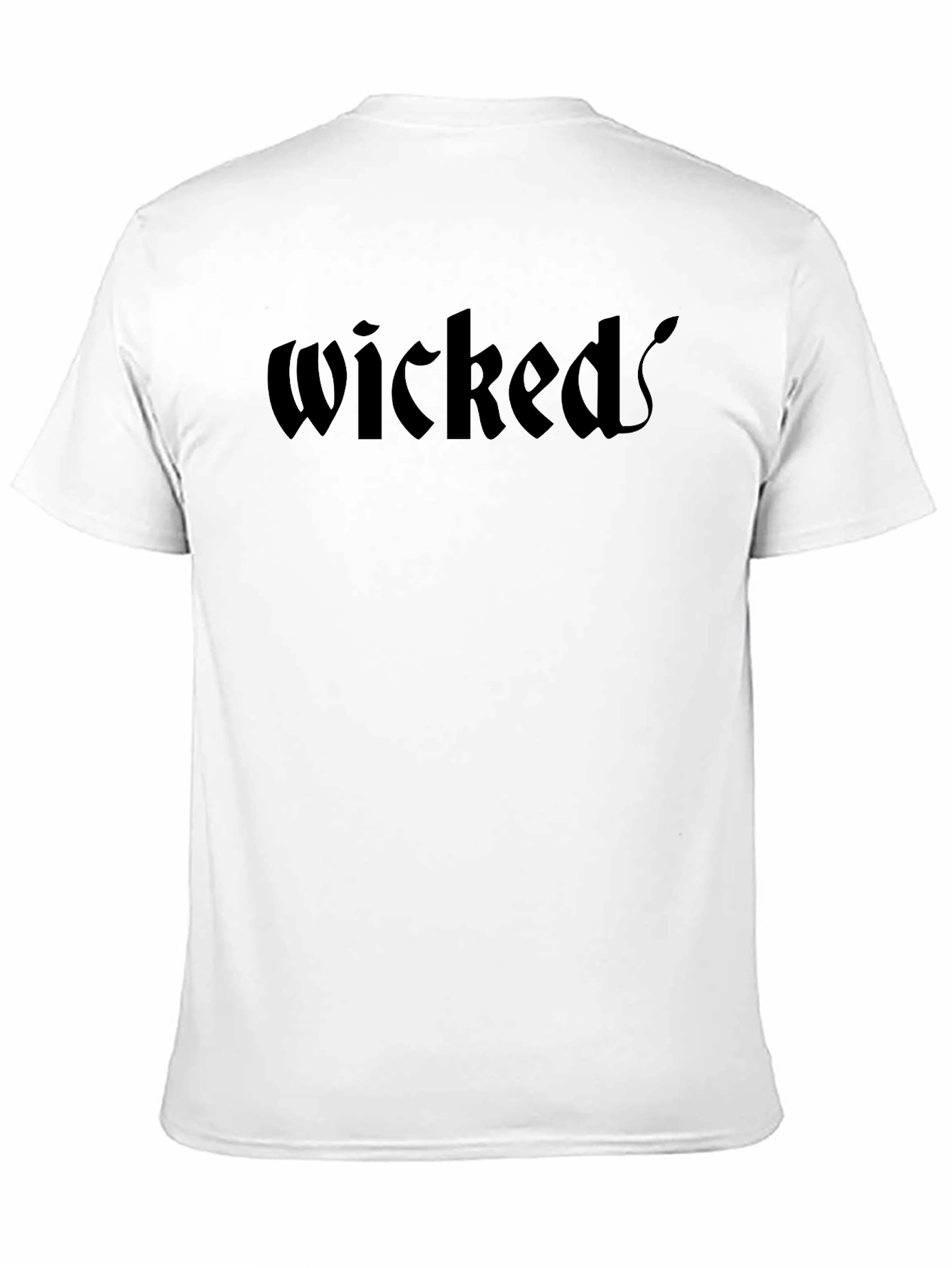 Wicked Graphic T-Shirt - Black Gothic Style Tee