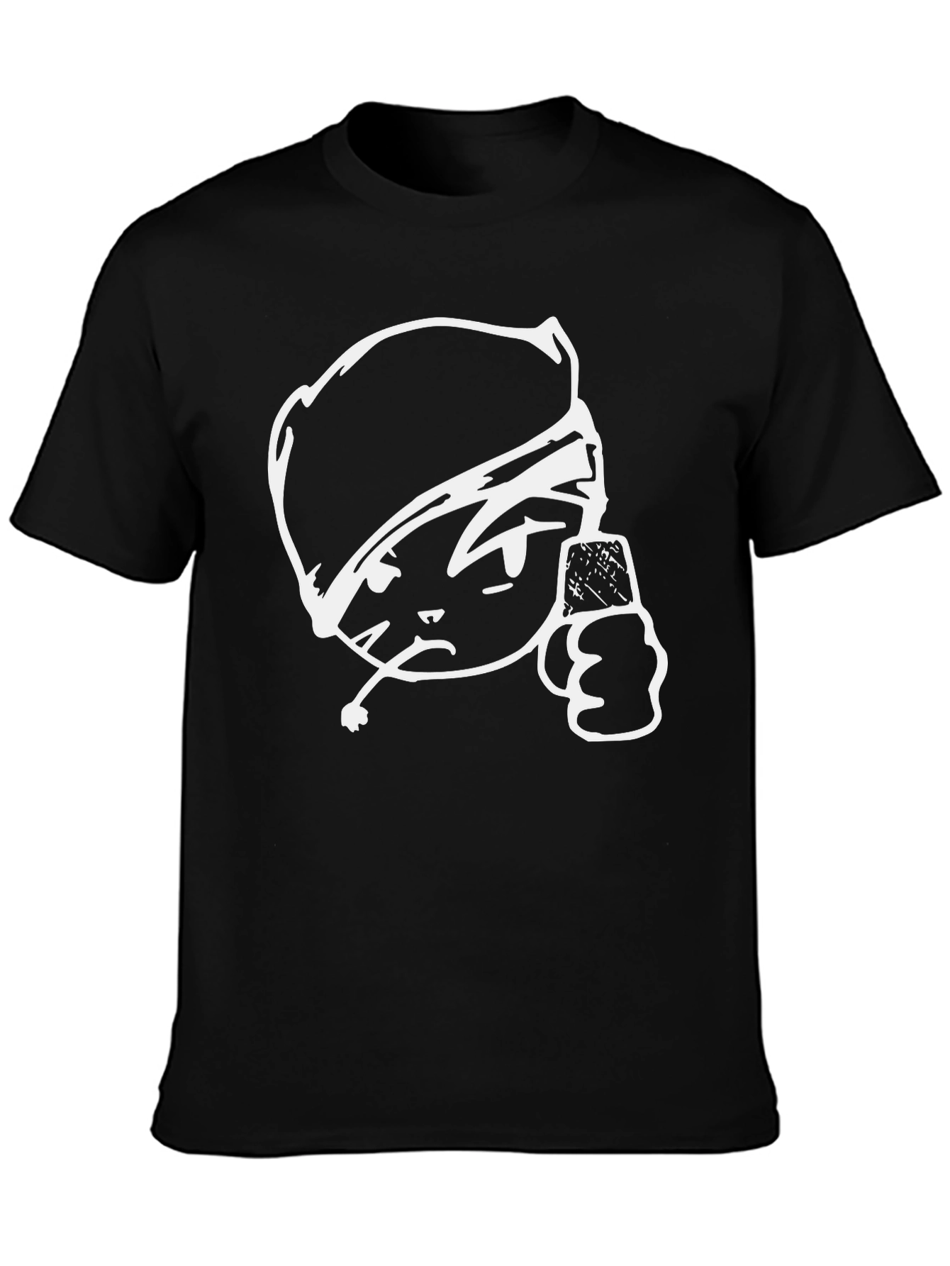 Cool Graphic T-Shirt - Cartoon Guy with Grenade