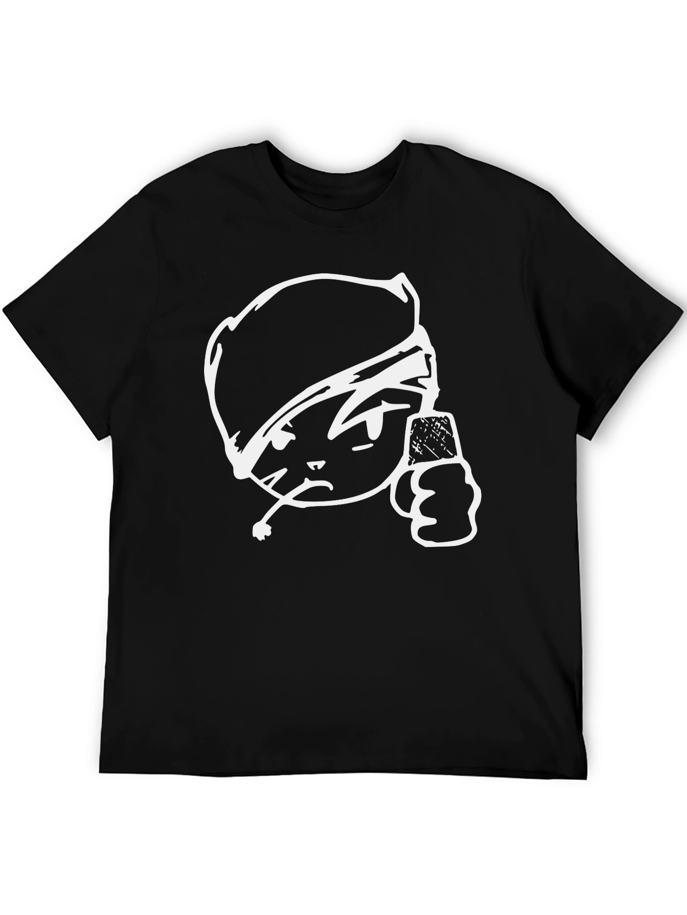 Cool Graphic T-Shirt - Cartoon Guy with Grenade
