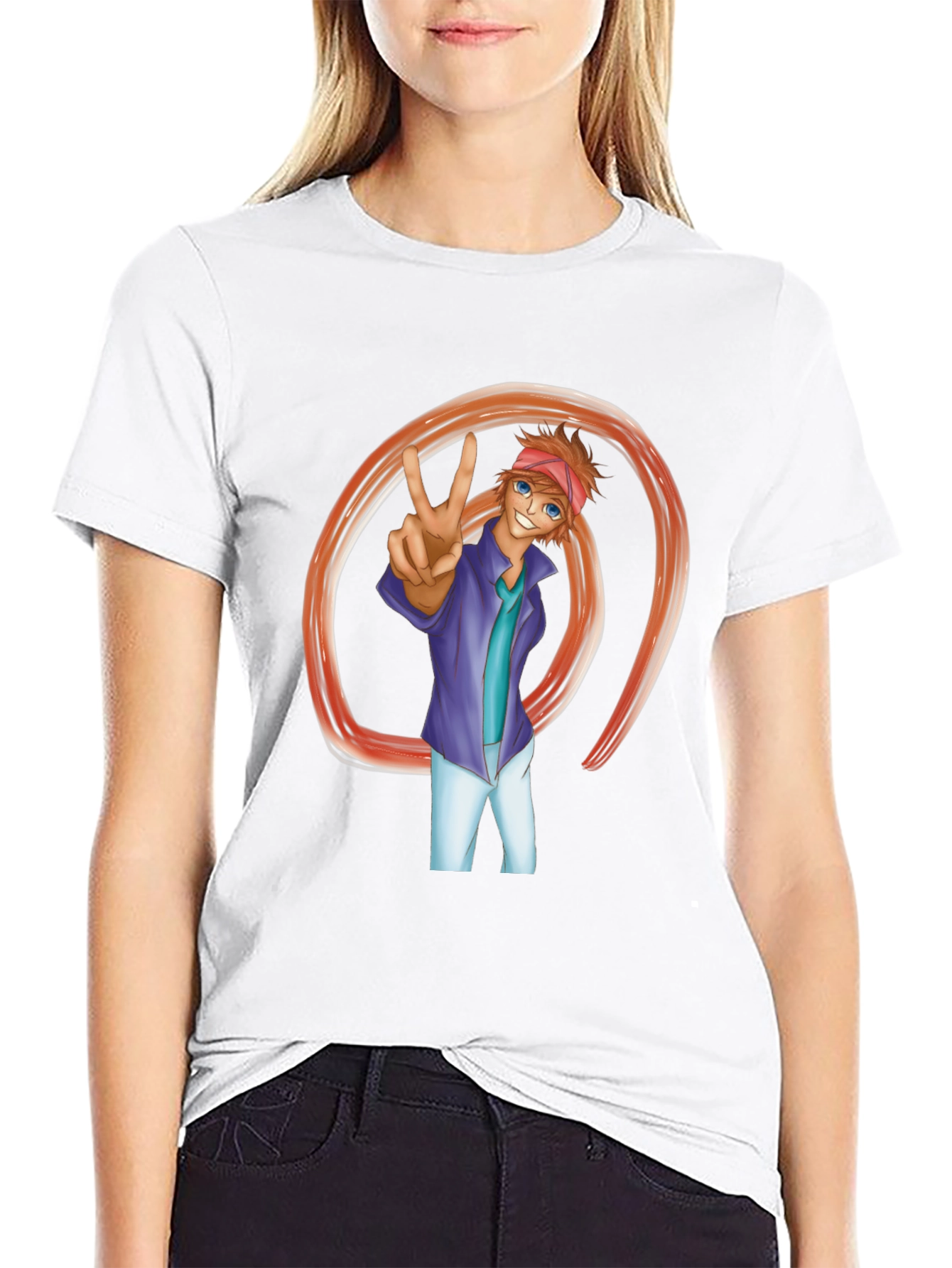 Cartoon Character Graphic Tee