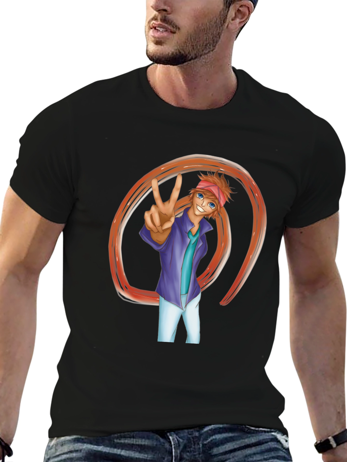 Cartoon Character Graphic Tee