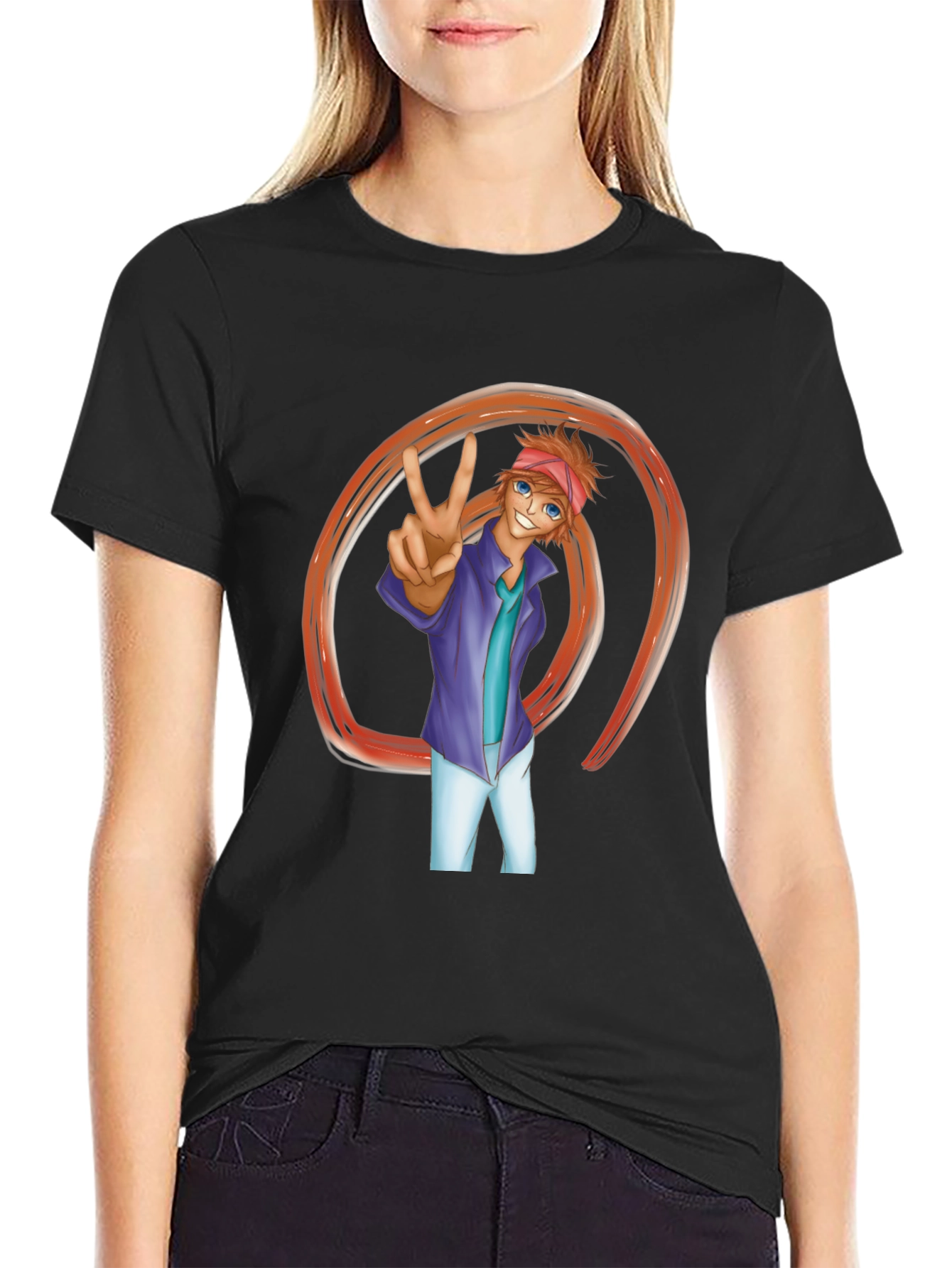 Cartoon Character Graphic Tee