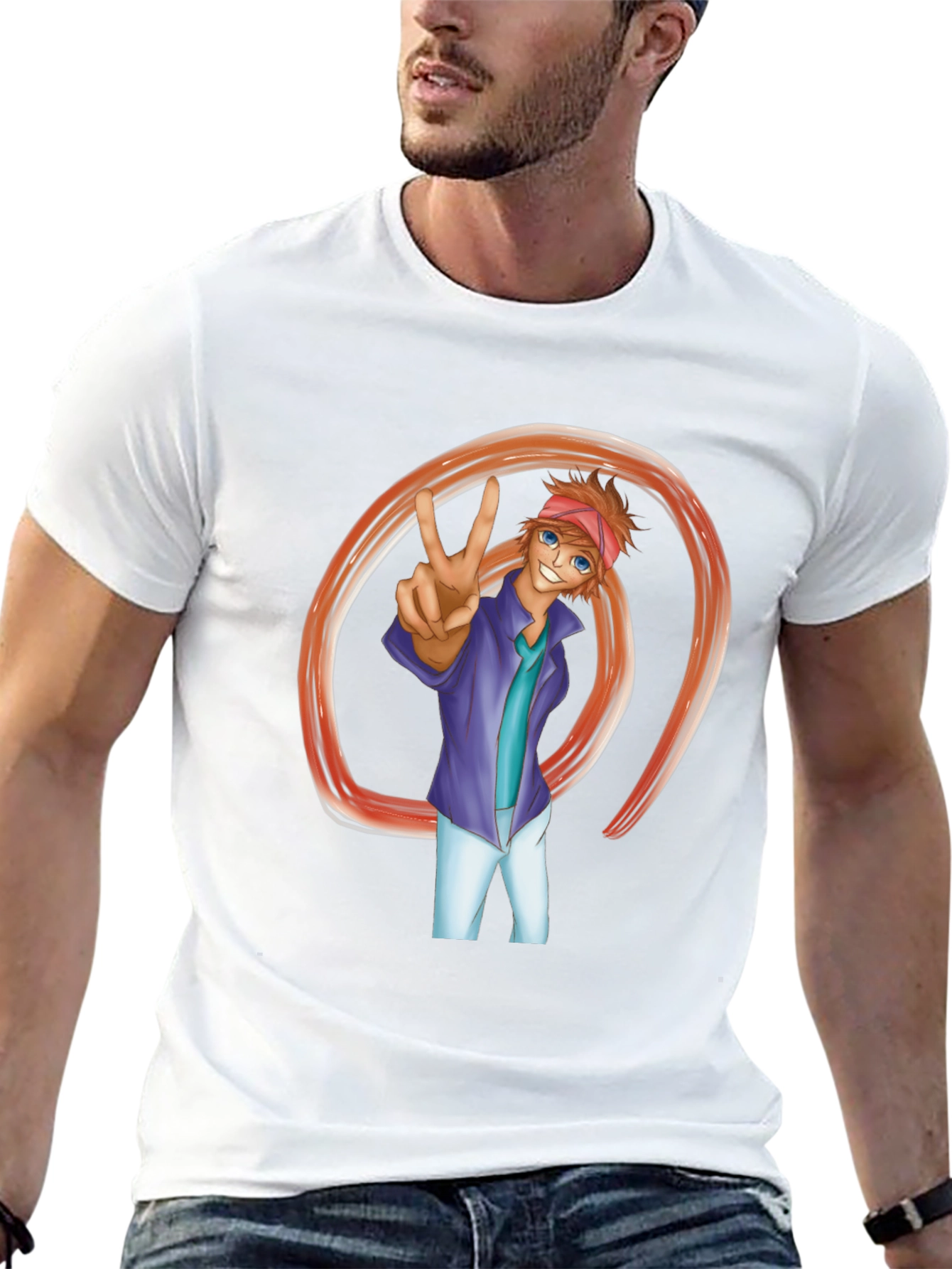 Cartoon Character Graphic Tee