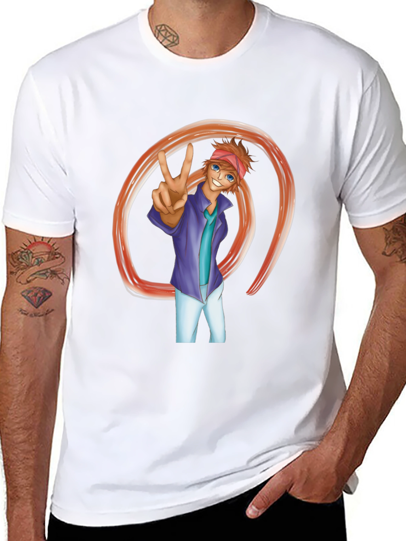 Cartoon Character Graphic Tee