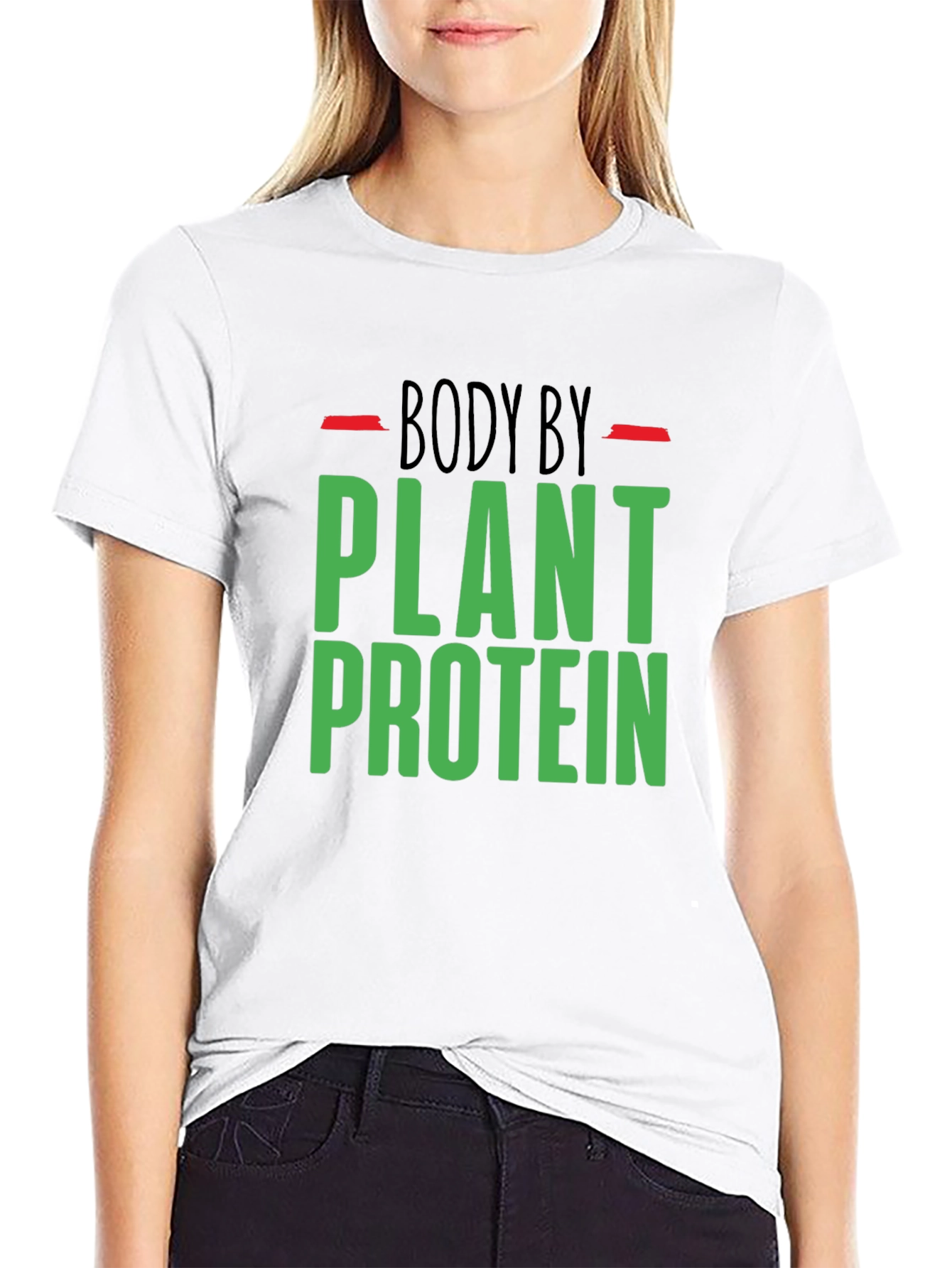 Body By Plant Protein T-Shirt - Vegan Gym Apparel