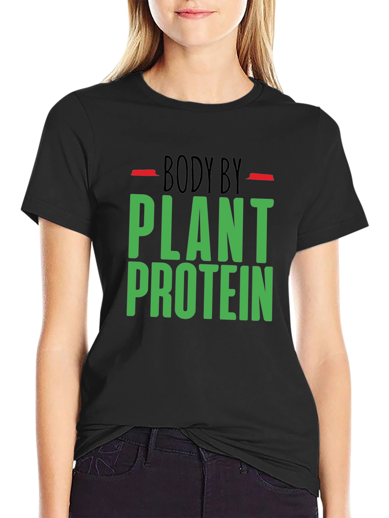 Body By Plant Protein T-Shirt - Vegan Gym Apparel