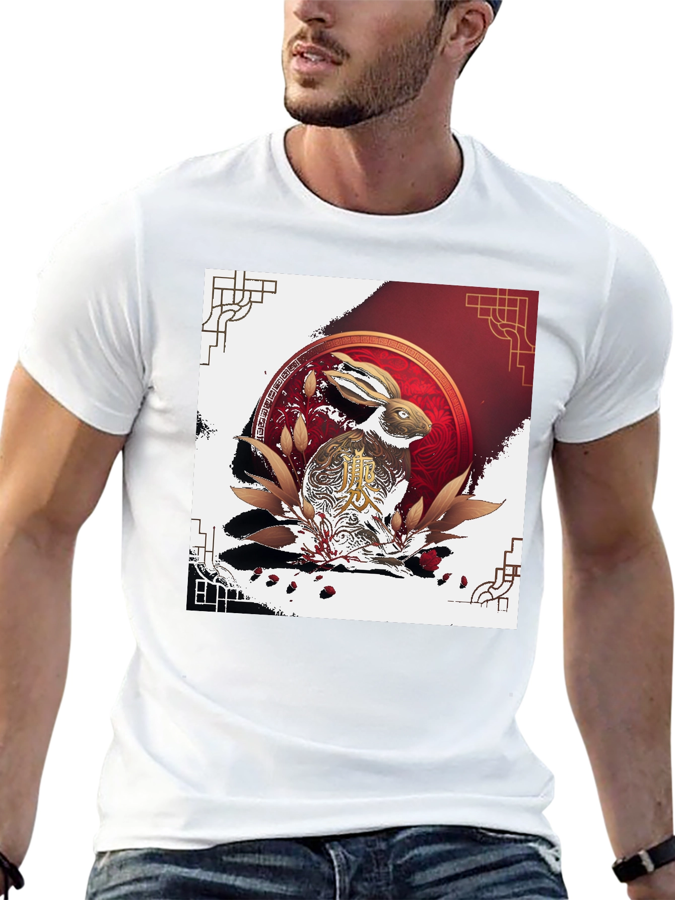 Year of the Rabbit T-Shirt - Black