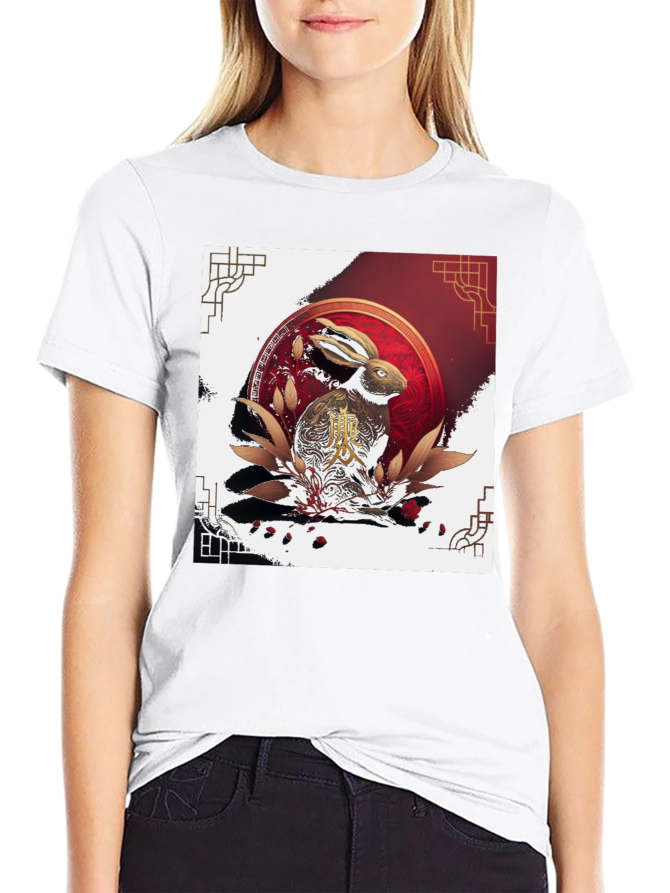 Year of the Rabbit T-Shirt - Black