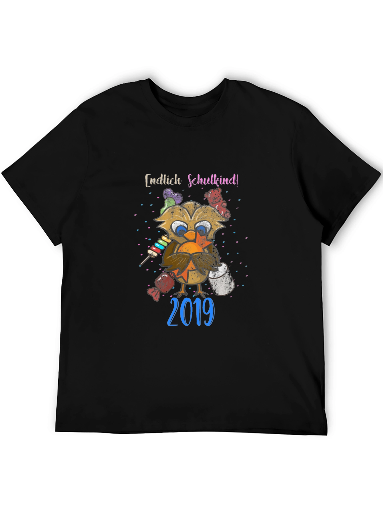 Endlich Schulkind! Owl Graphic T-Shirt 2019
