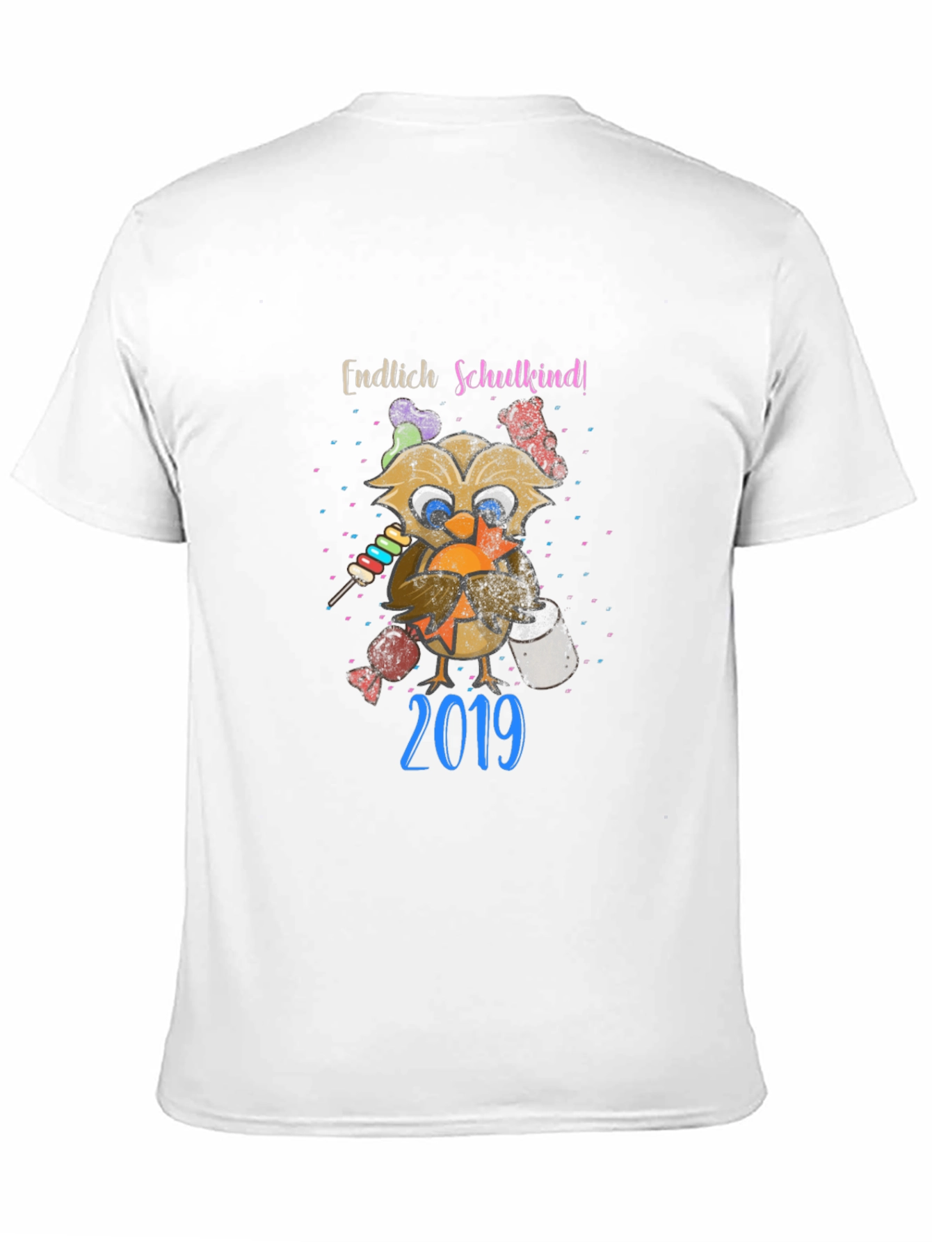 Endlich Schulkind! Owl Graphic T-Shirt 2019