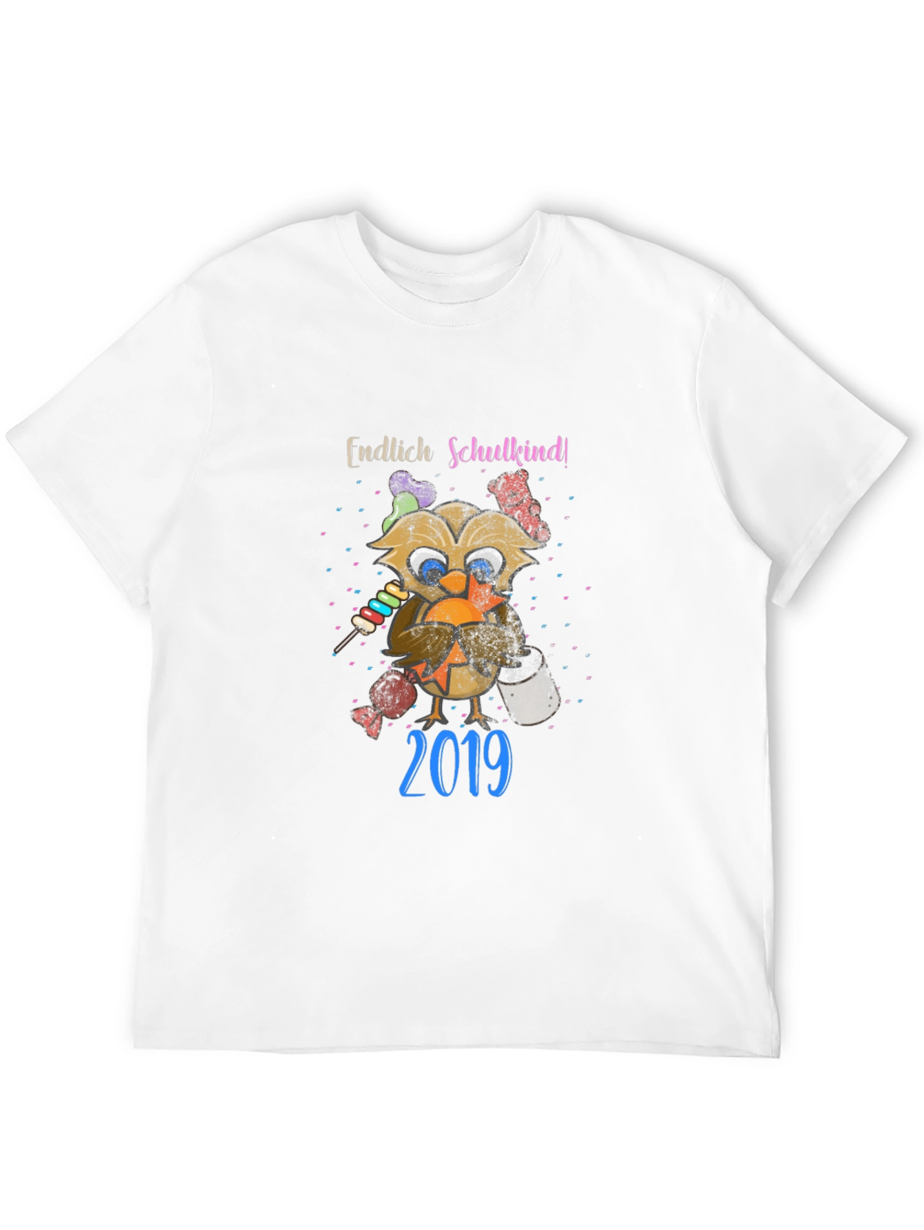 Endlich Schulkind! Owl Graphic T-Shirt 2019