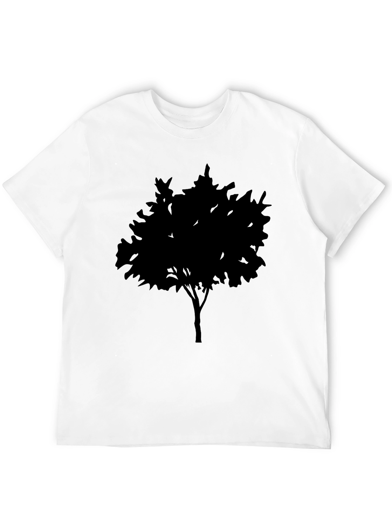 Black Tree Graphic Tee - Nature Inspired Casual Wear