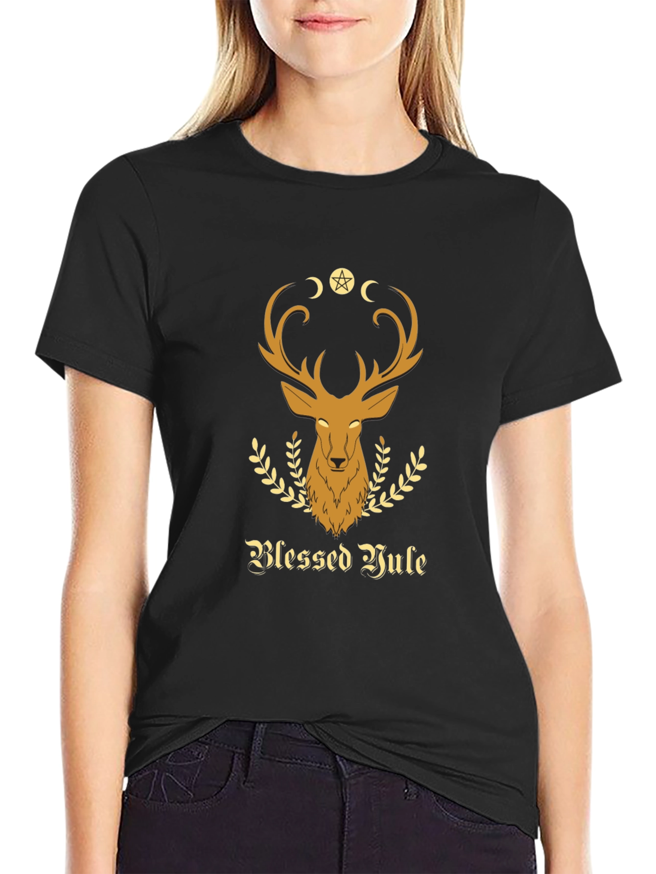 Blessed Yule Deer T-Shirt