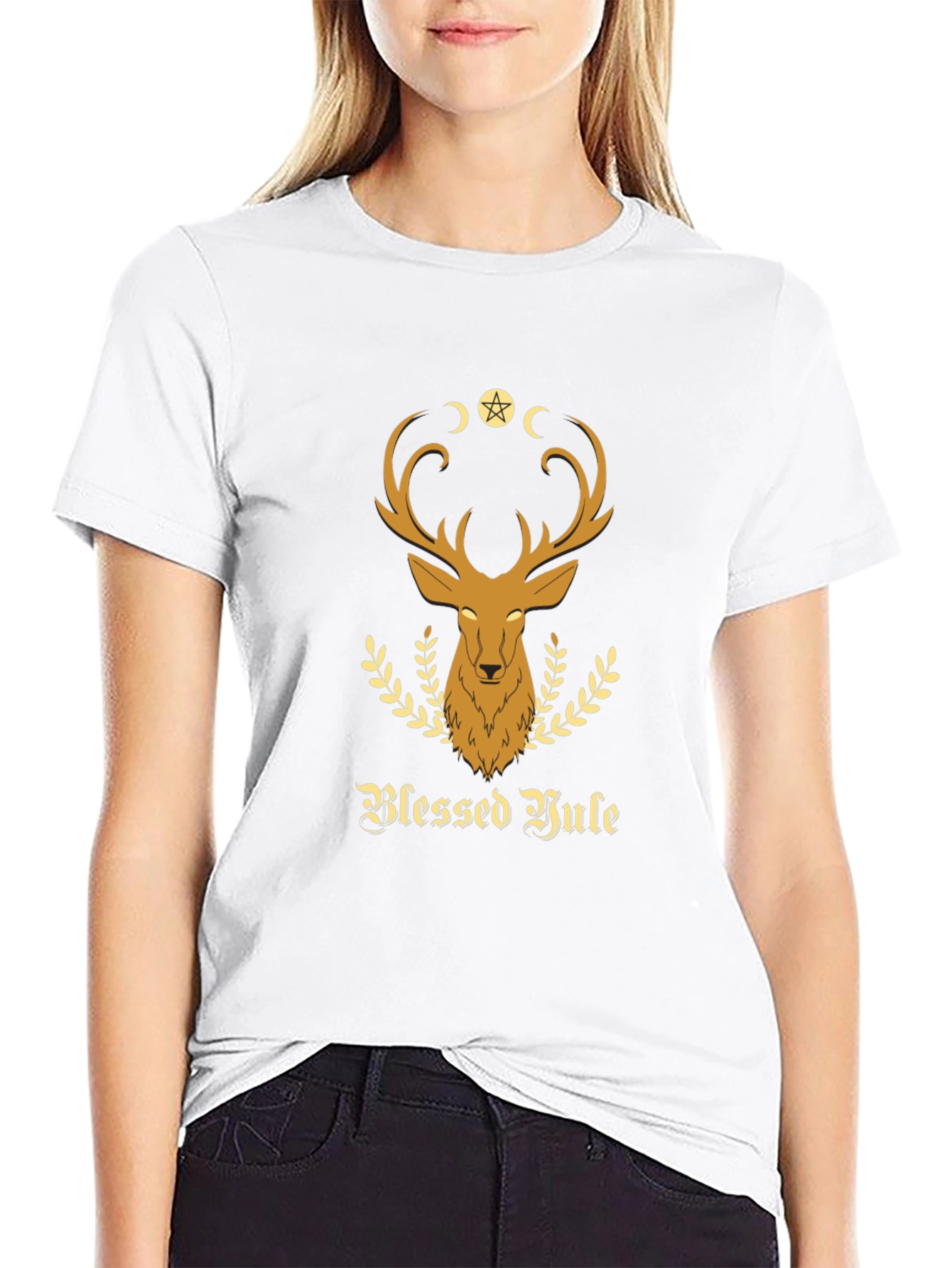 Blessed Yule Deer T-Shirt