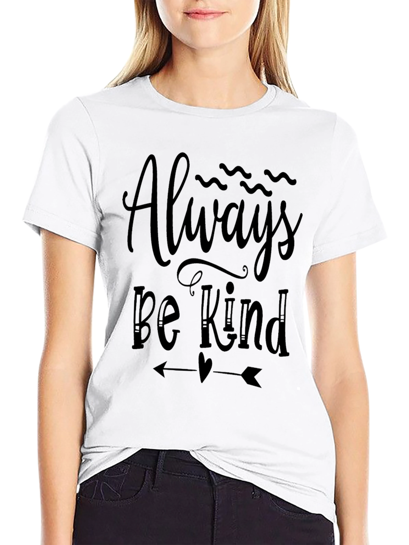Always Be Kind Graphic T-Shirt - Black