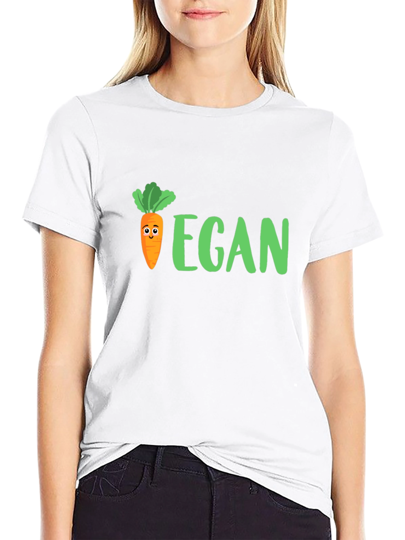 Vegan Carrot T-Shirt - Cute Graphic Tee