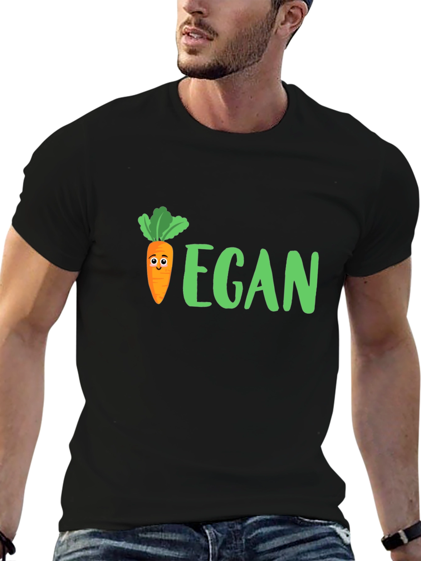 Vegan Carrot T-Shirt - Cute Graphic Tee
