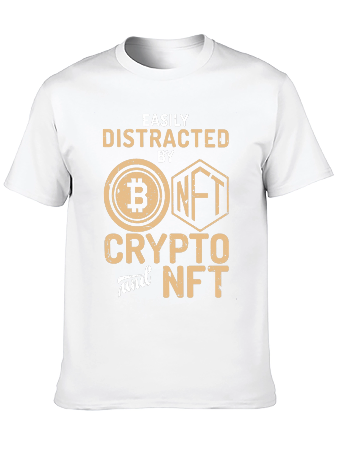 Crypto & NFT Distraction T-Shirt - Black