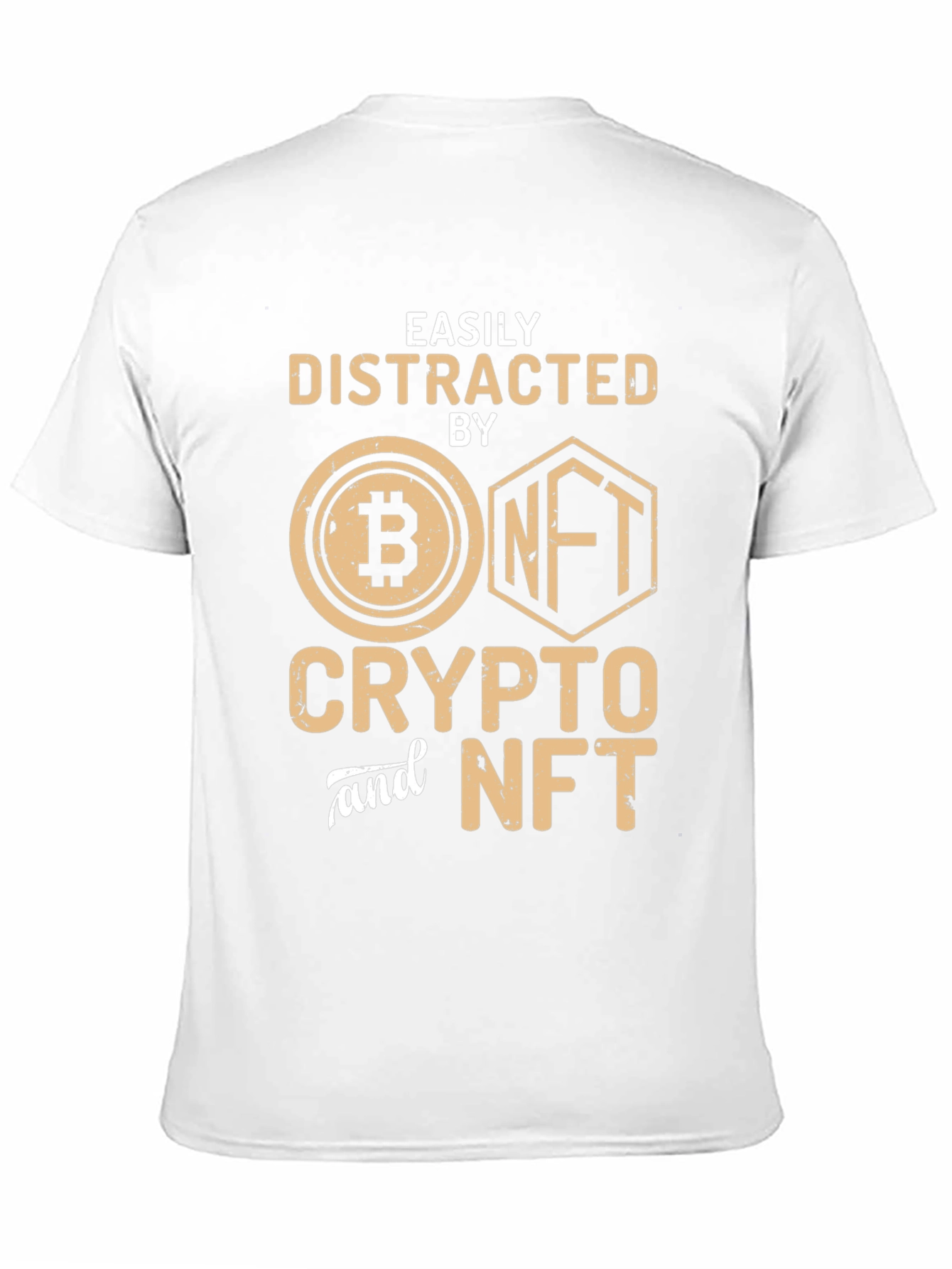 Crypto & NFT Distraction T-Shirt - Black