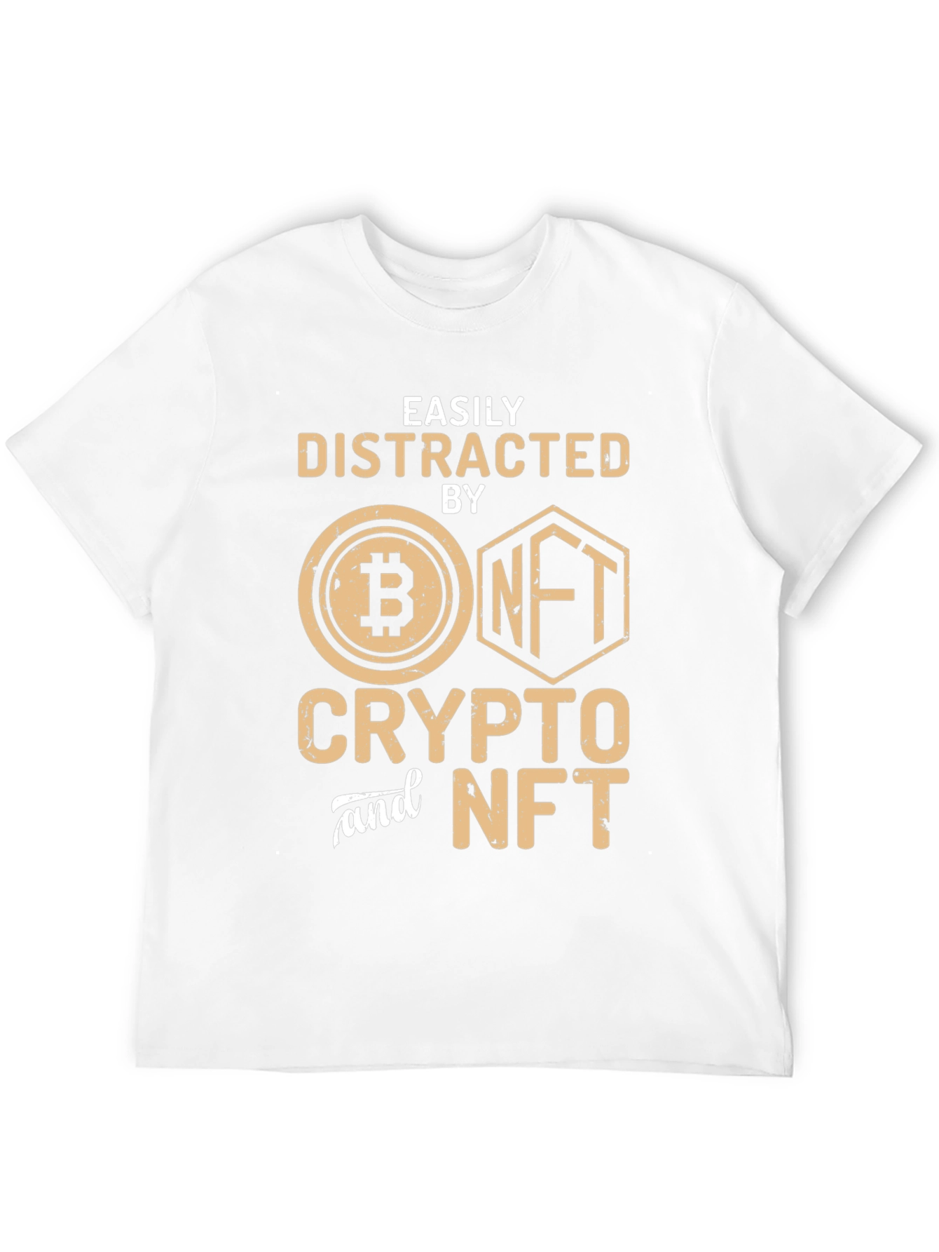 Crypto & NFT Distraction T-Shirt - Black