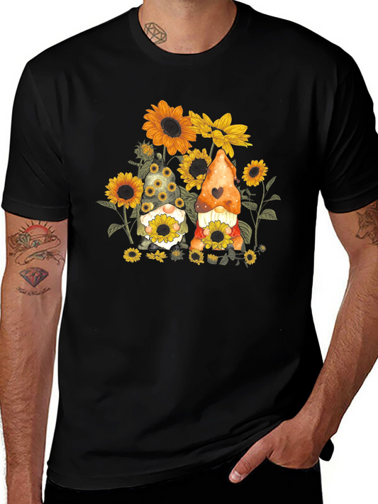 Sunflower Gnome Graphic Tee