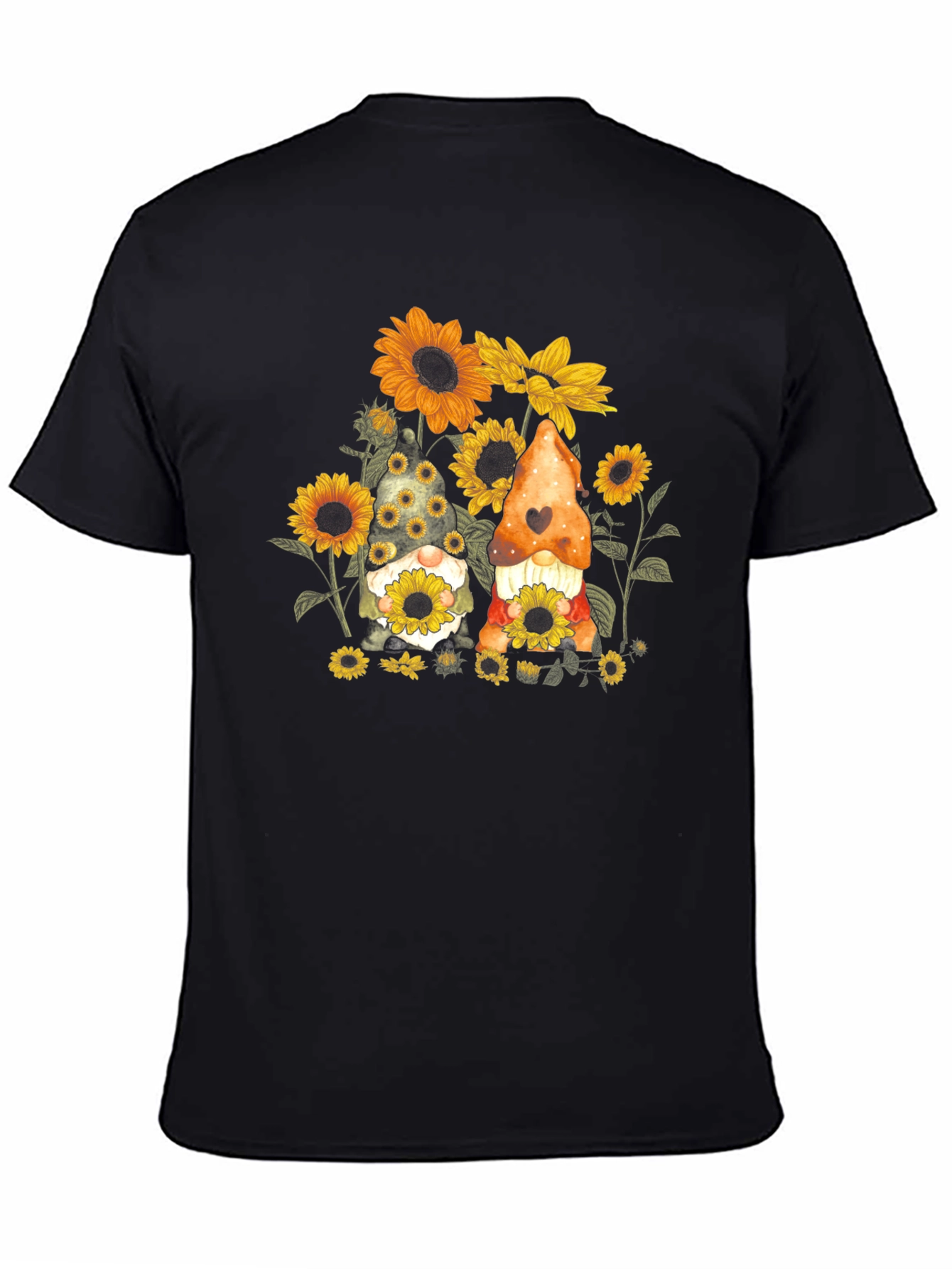Sunflower Gnome Graphic Tee