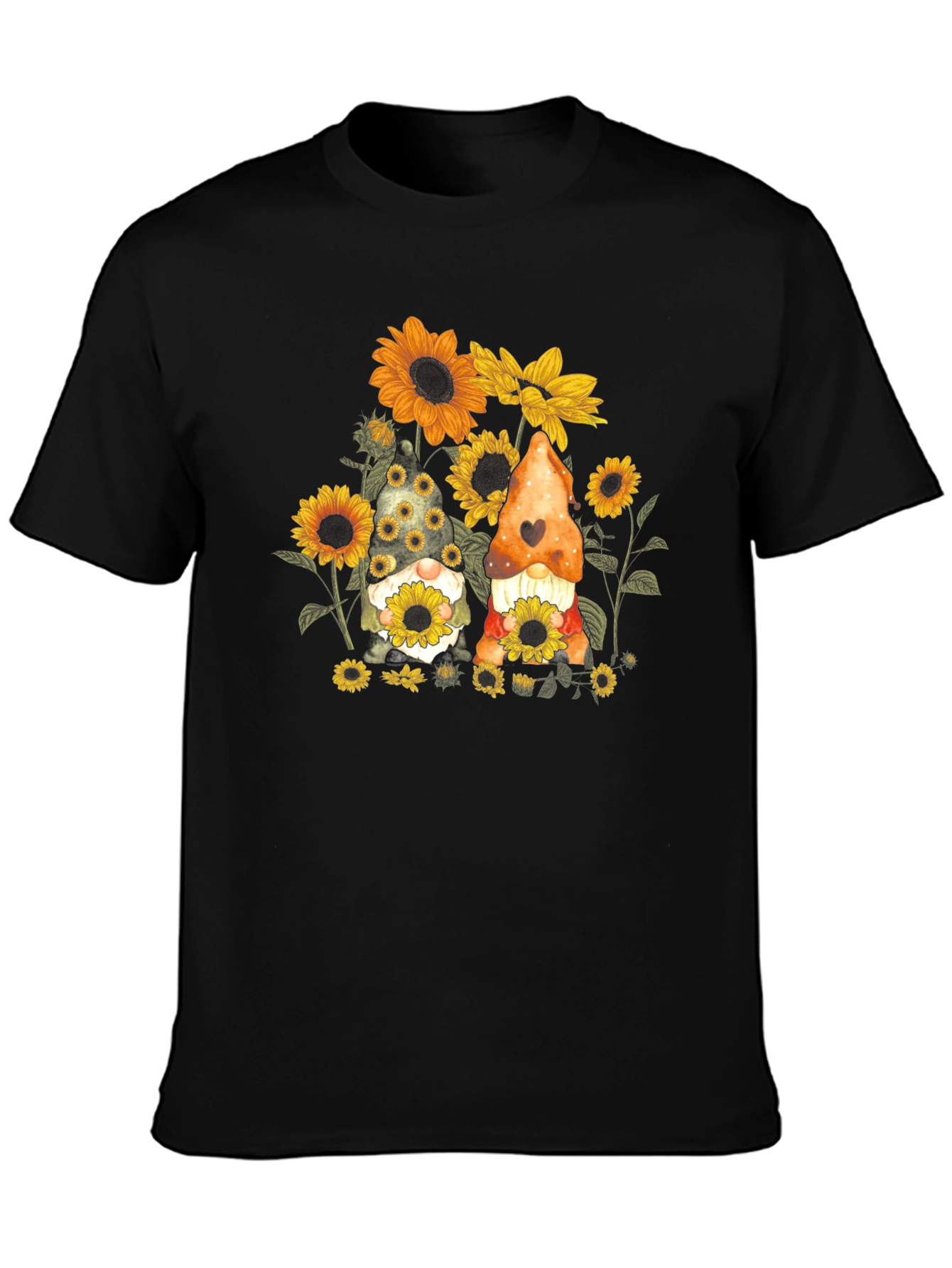 Sunflower Gnome Graphic Tee