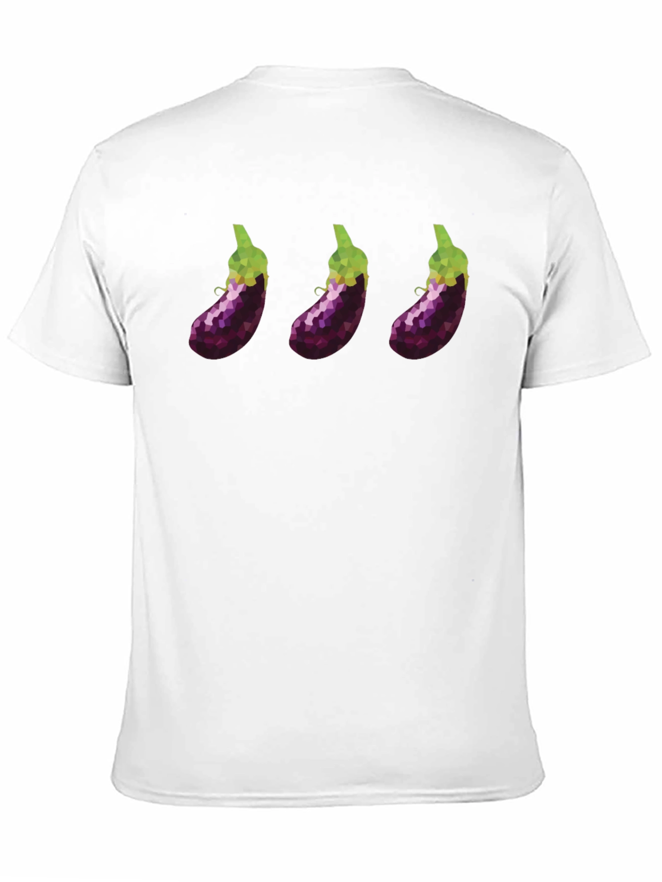 Eggplant Trio T-Shirt - Modern Graphic Tee
