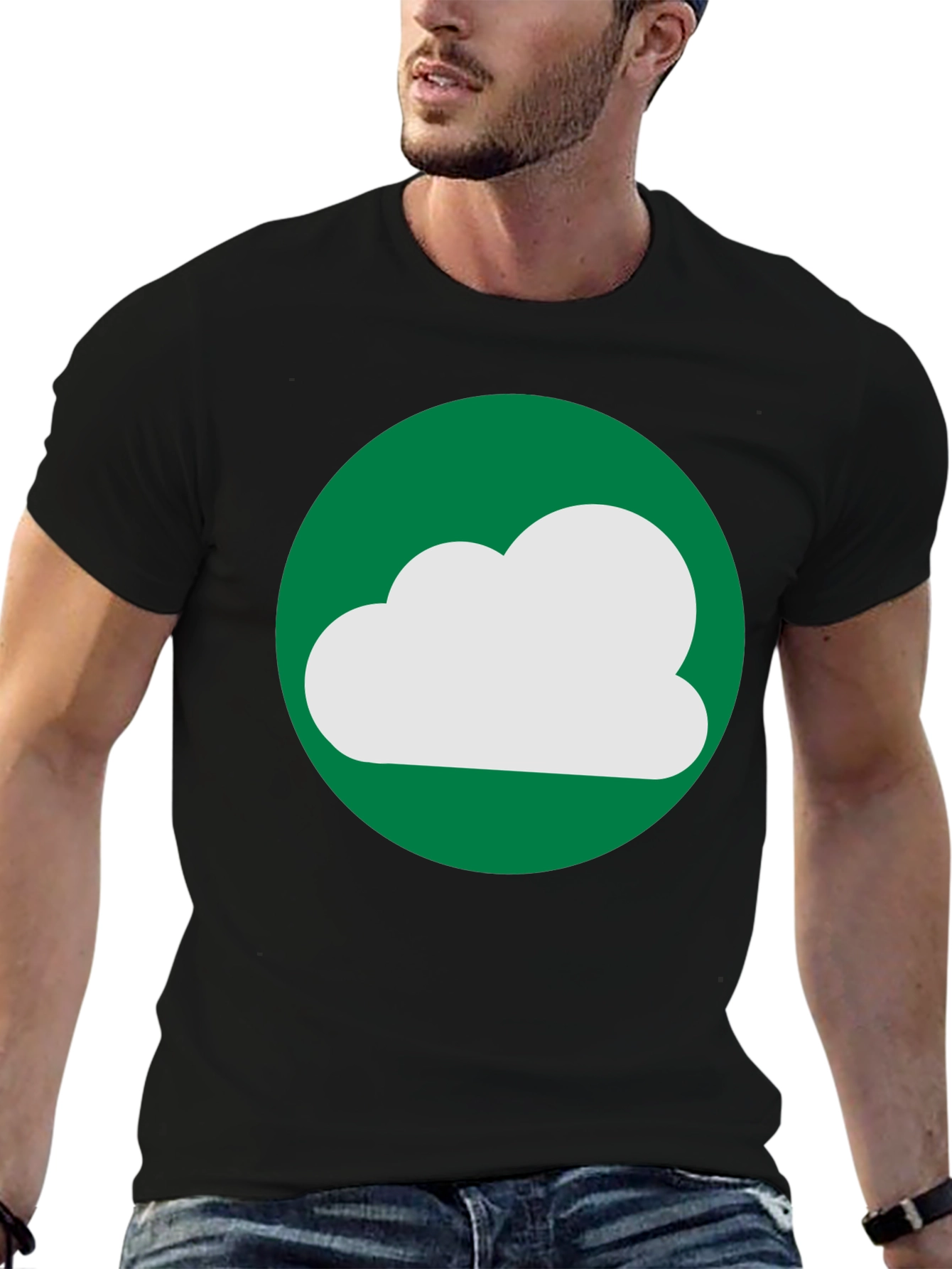 Cloud Graphic Tee - Comfortable Cotton Blend