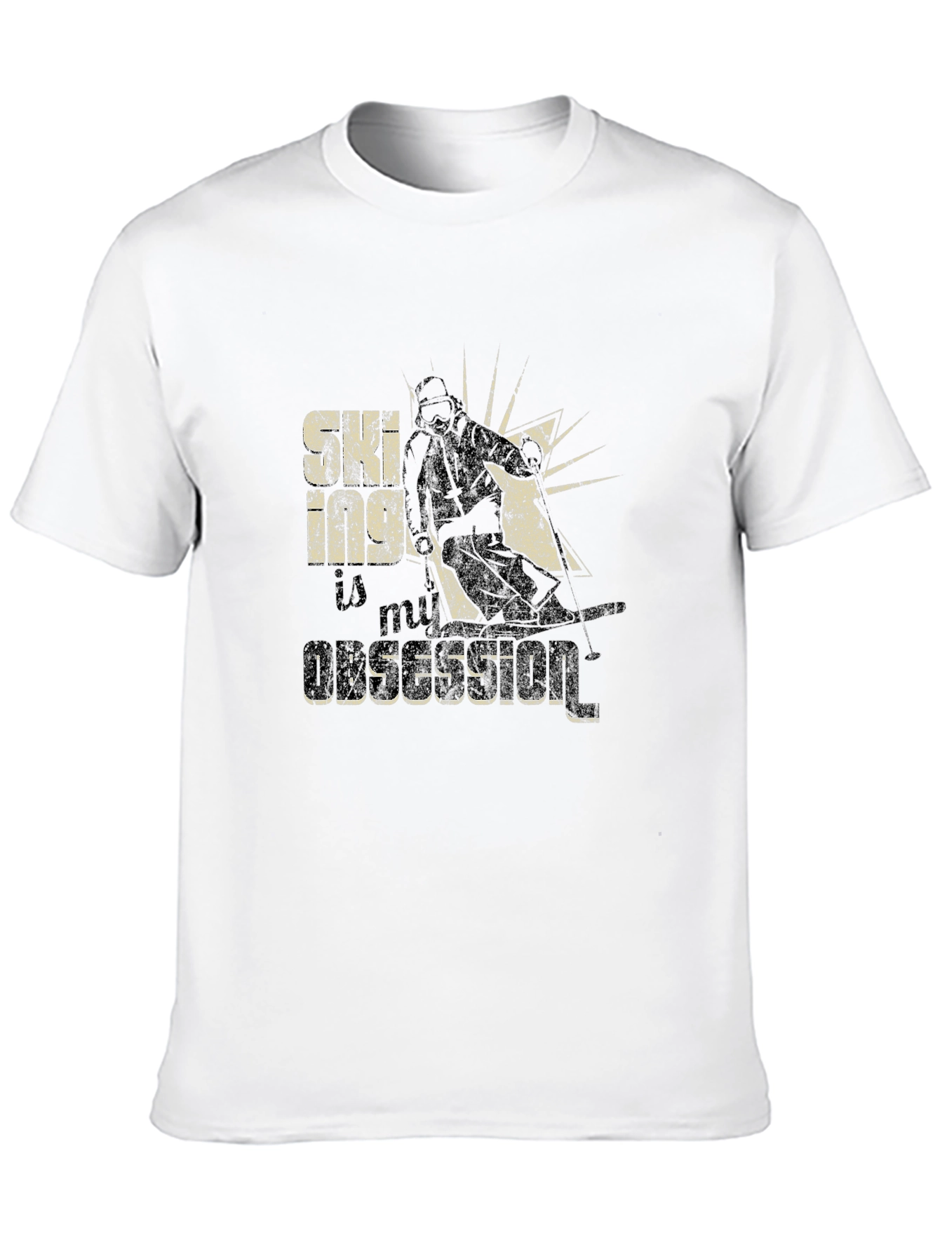 Skiing is My Obsession Graphic T-Shirt