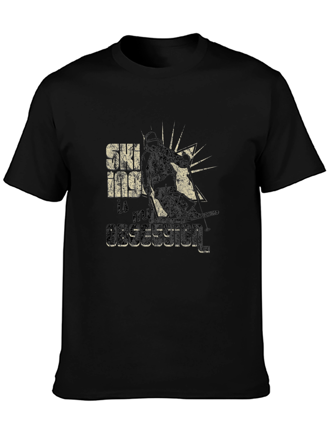Skiing is My Obsession Graphic T-Shirt