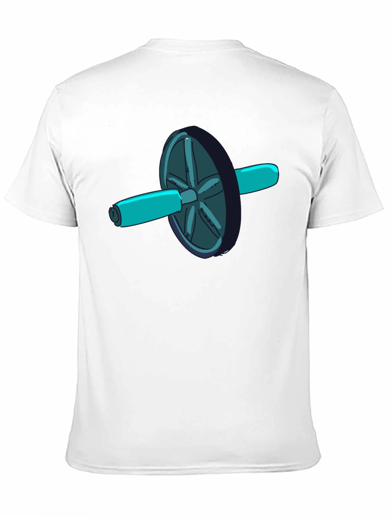 Ab Roller Cartoon Graphic T-Shirt