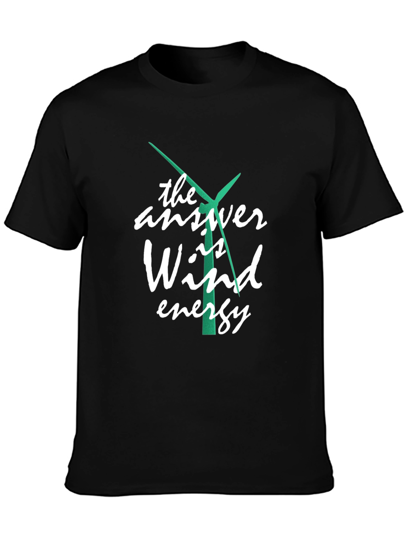 Wind Energy Graphic Tee - Sustainable Power T-Shirt